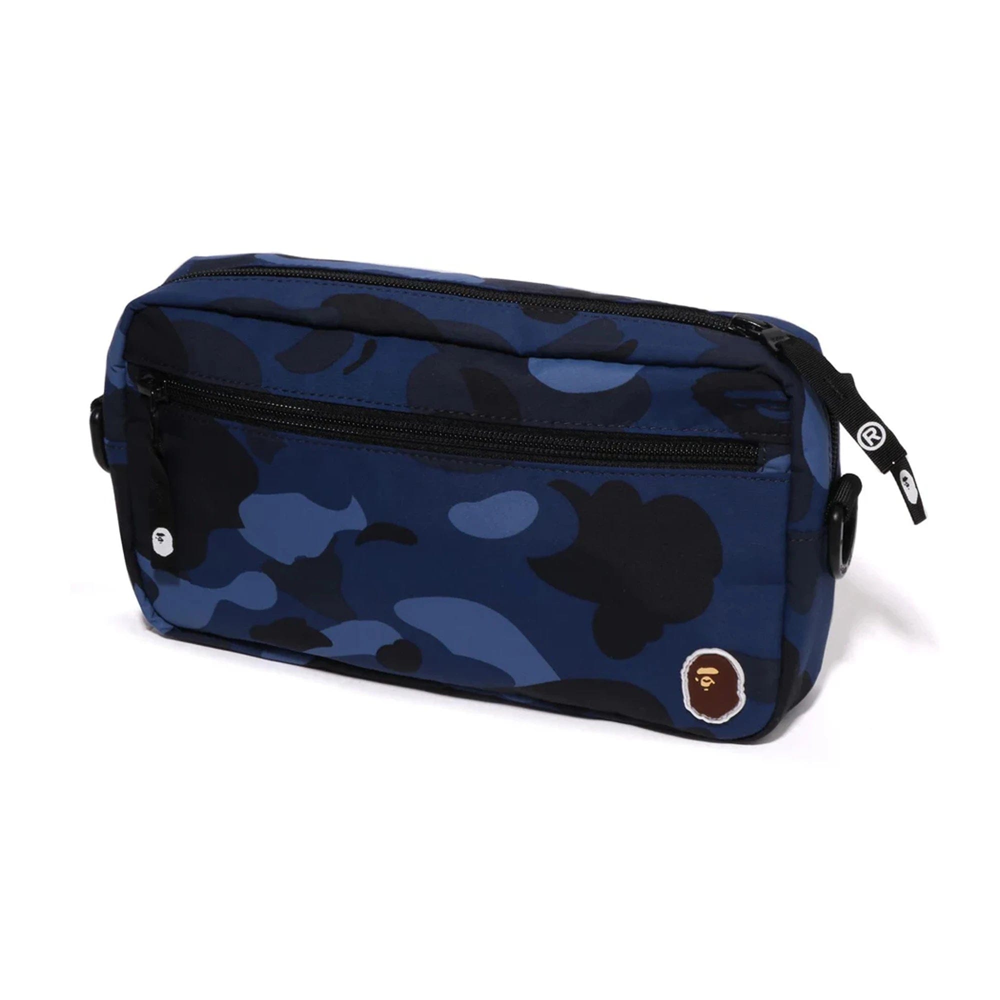 A Bathing Ape BAPE Color Camo Mini Shoulder Bag Navy