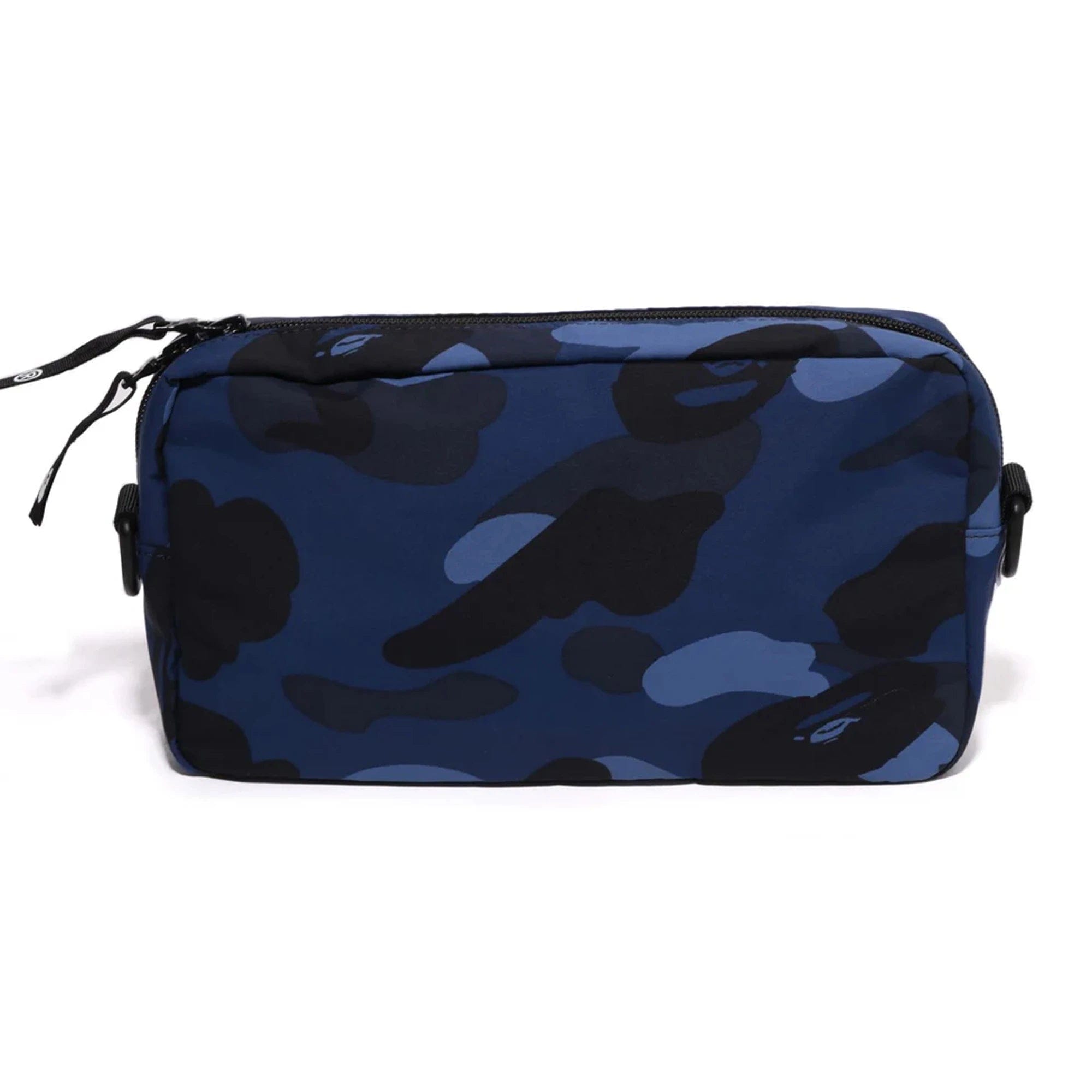 A Bathing Ape BAPE Color Camo Mini Shoulder Bag Navy