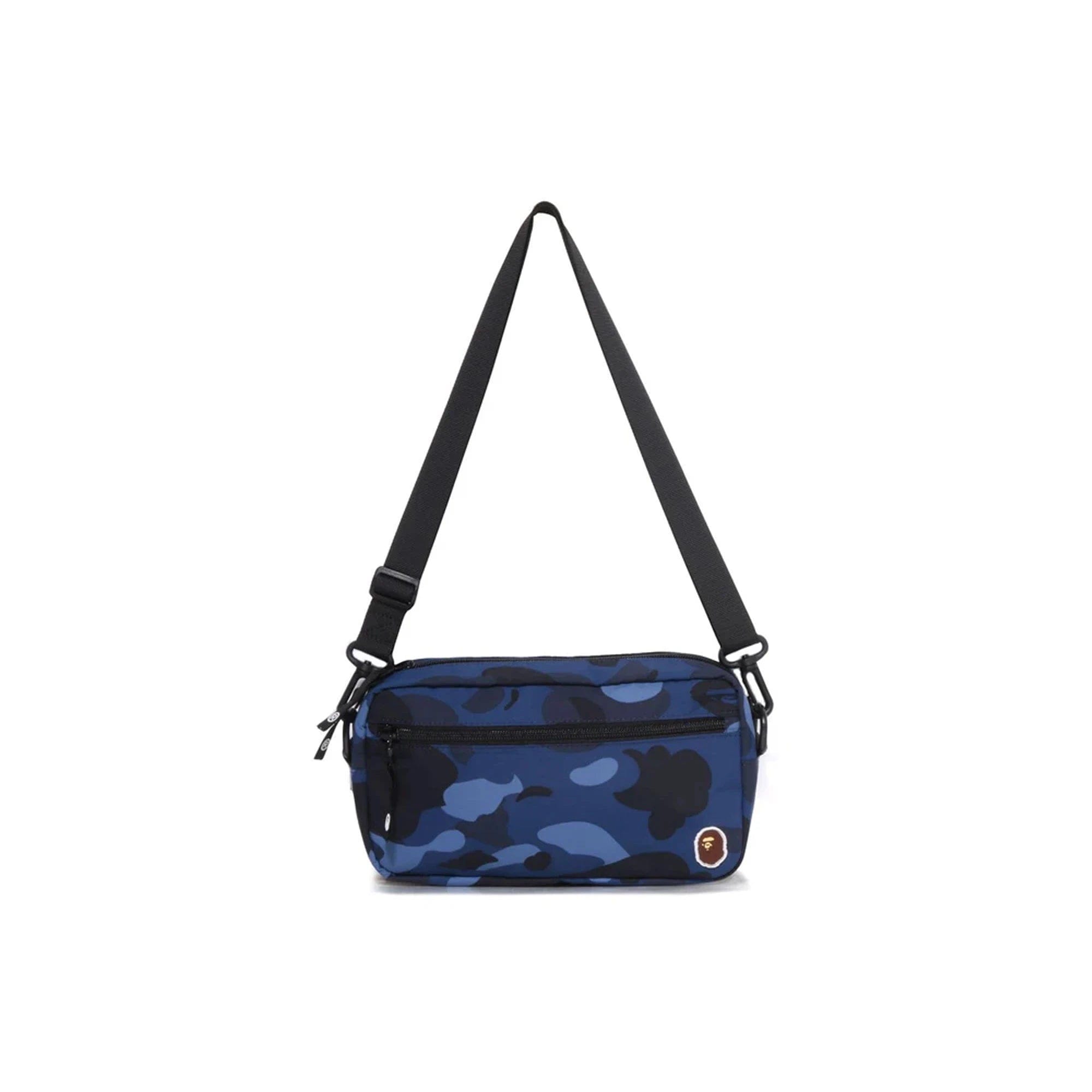 A Bathing Ape BAPE Color Camo Mini Shoulder Bag Navy