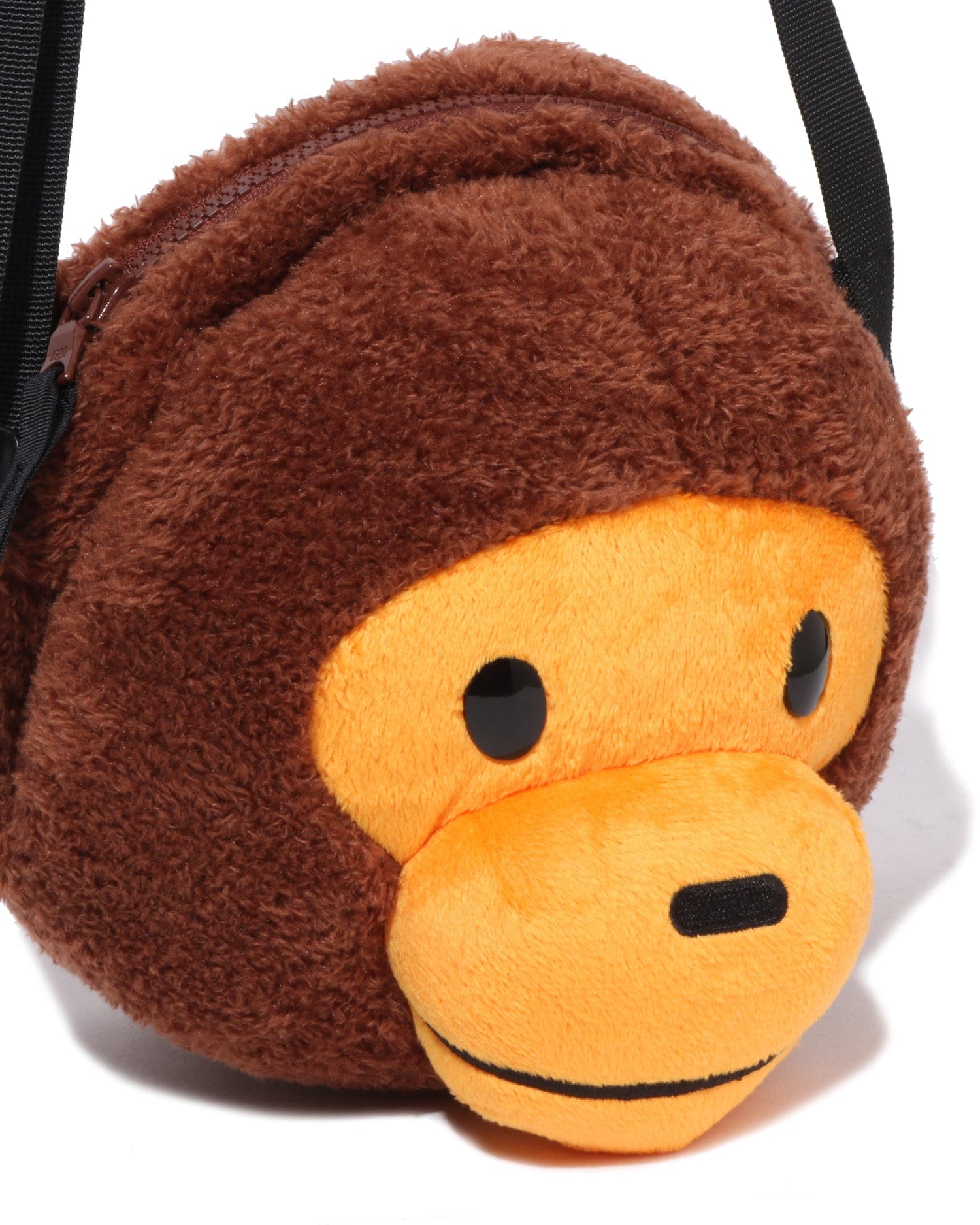 A Bathing APE Kids Baby Milo Face Plush Doll Shoulder Bag