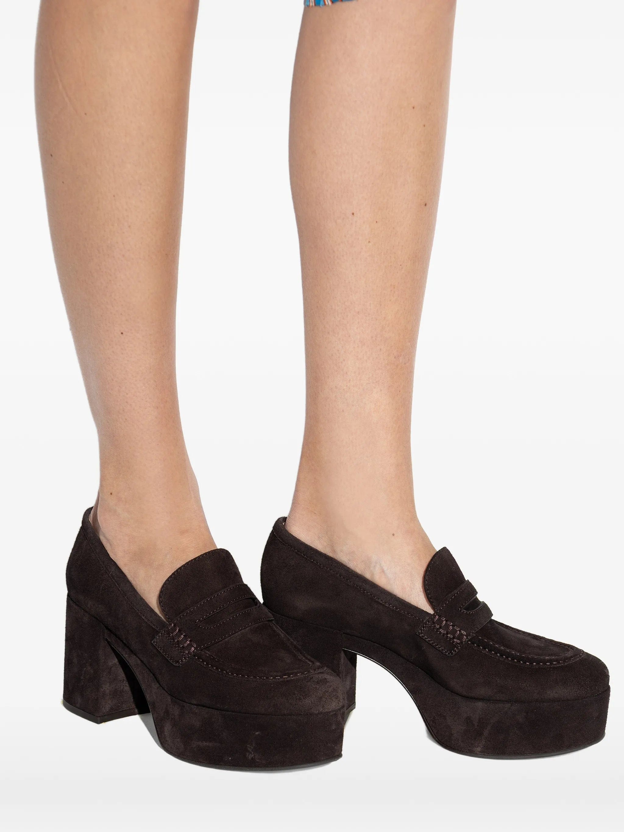 Gianvito Rossi loafer - style platform pumps