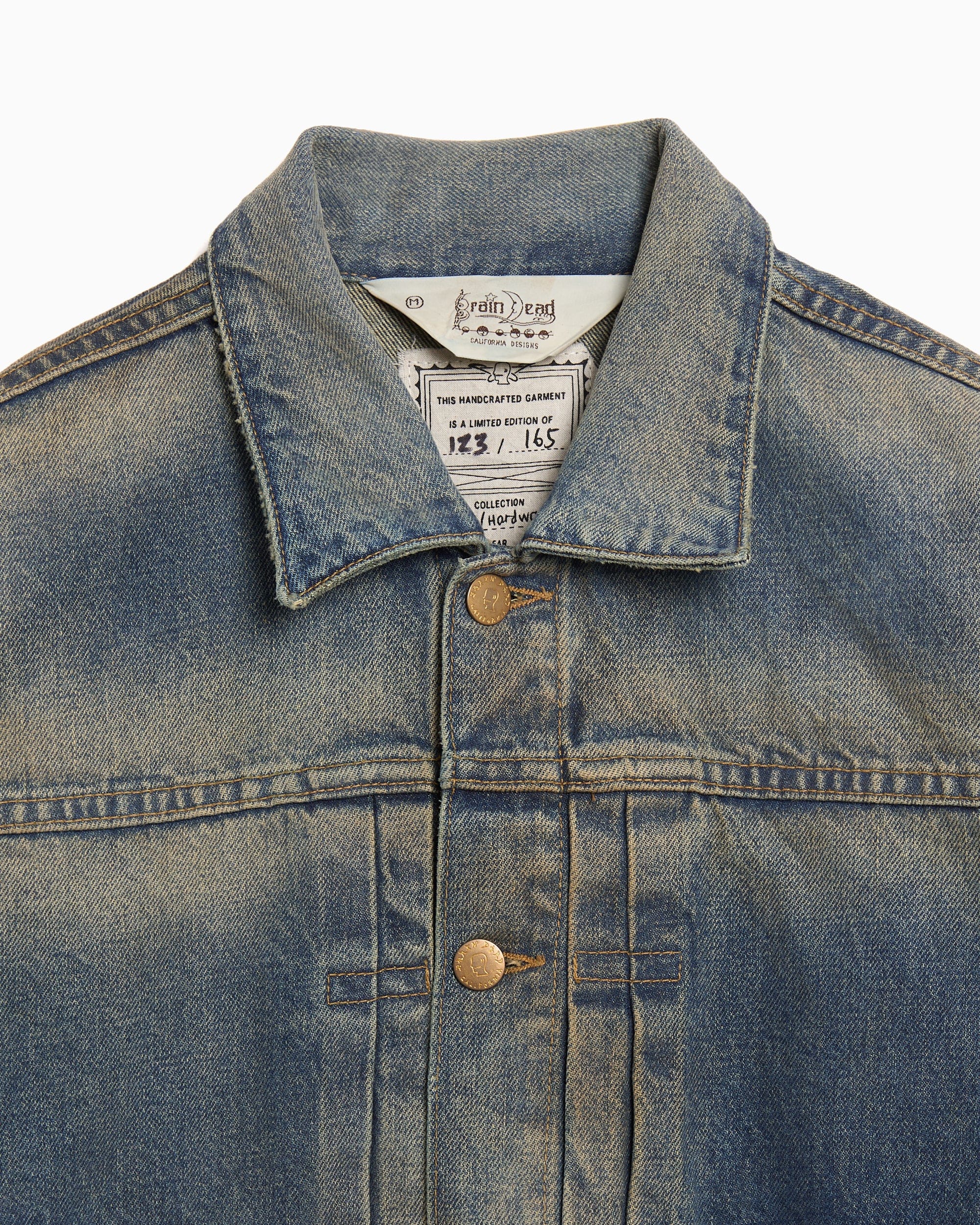 Brain Dead Chaqueta vaquera Boxy Brain Dead Trucker para hombre