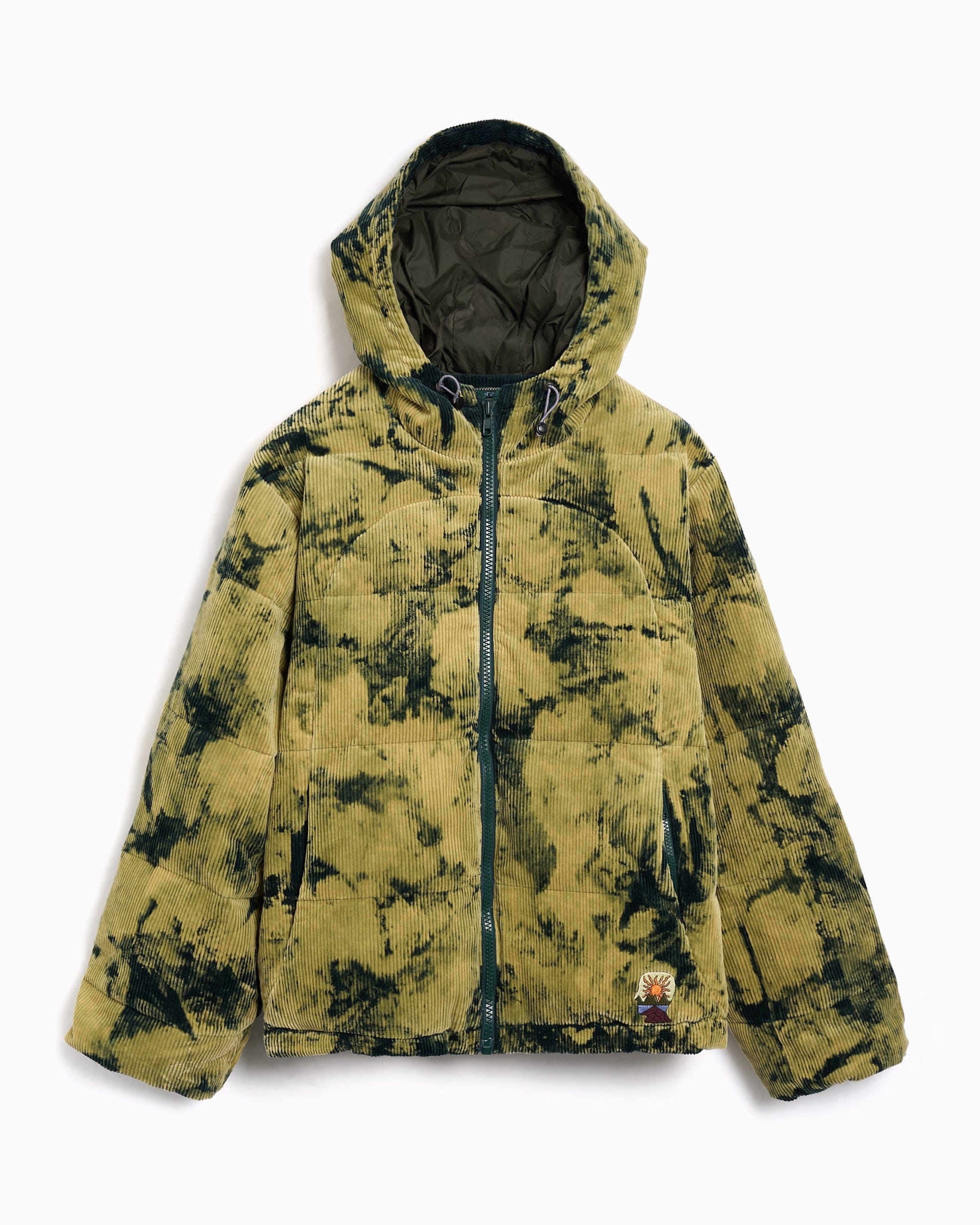 Brain Dead Chaqueta de plumas Brain Dead Bleach Dyed Dimension para hombre