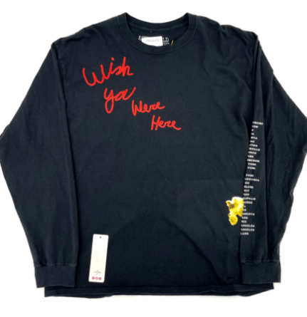 Travis Scott Astroworld Tour Wish You Were Here L/S (93665 - 437) Men's Size S - 2XL