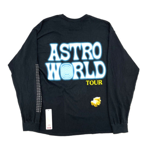 Travis Scott Astroworld Tour Wish You Were Here L/S (93665 - 437) Men's Size S - 2XL