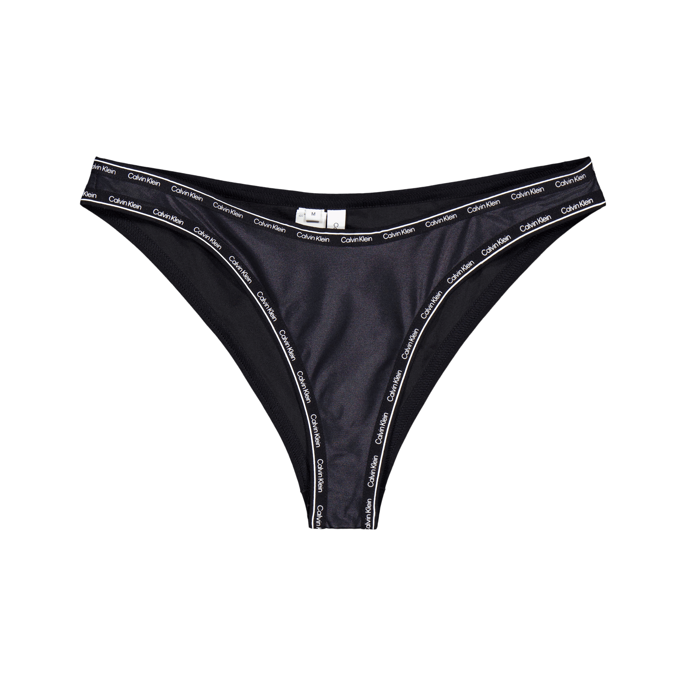 Calvin Klein High Leg Cheeky Bikini Black