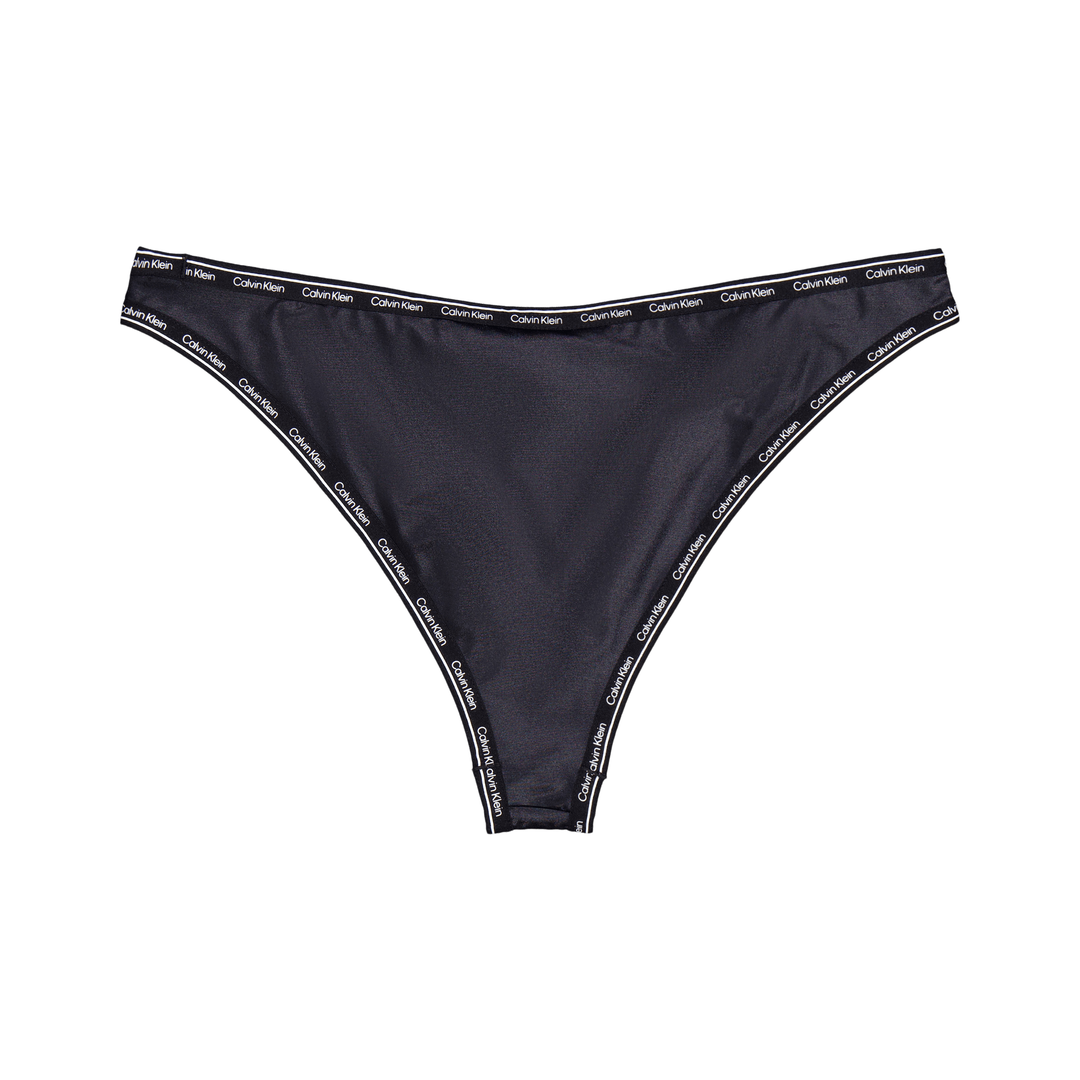 Calvin Klein High Leg Cheeky Bikini Black