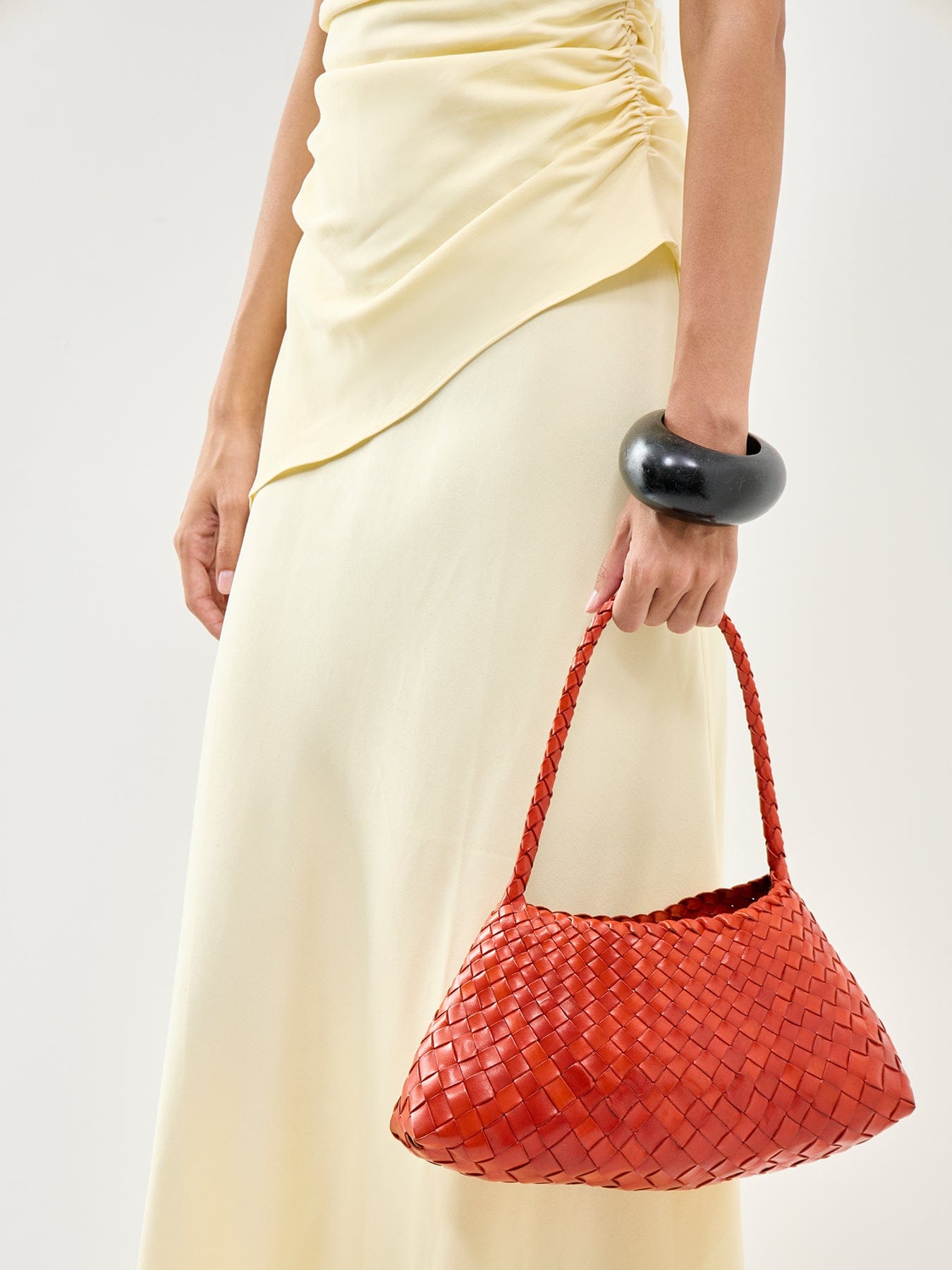 Dragon Diffusion Rosanna Leather Shoulder Bag Red