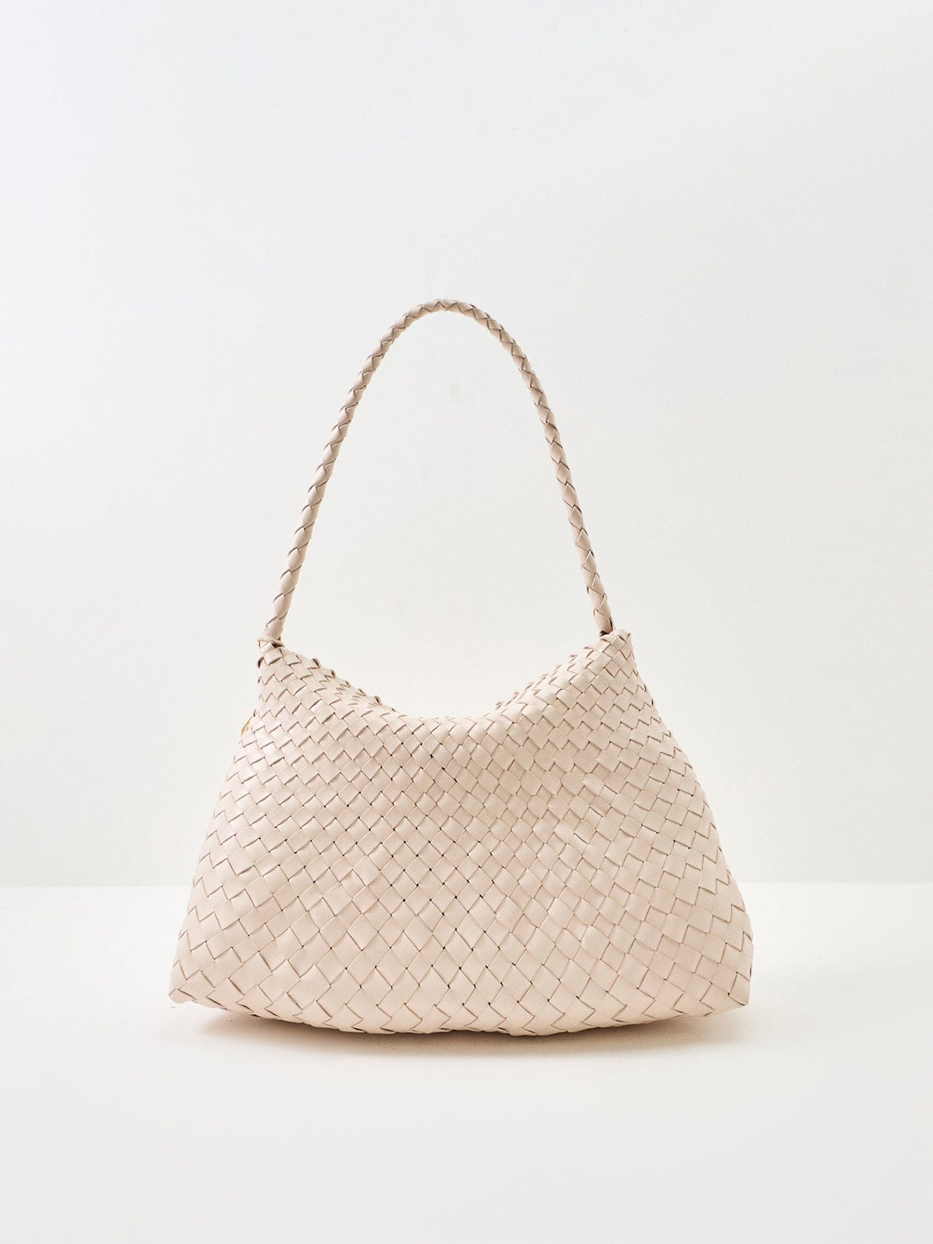 Dragon Diffusion Santa Maria Leather Shoulder Bag Cream