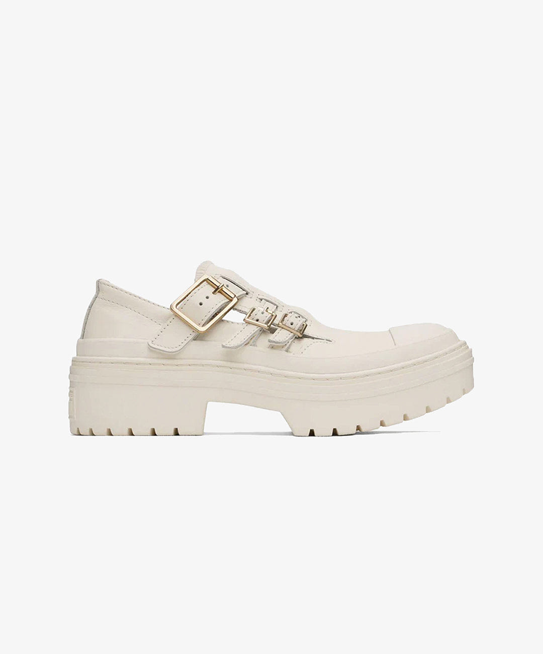 Converse | CHUCK TAYLOR ALL STAR LUGGED HEEL MARY JANE PALTFORM { EGRET