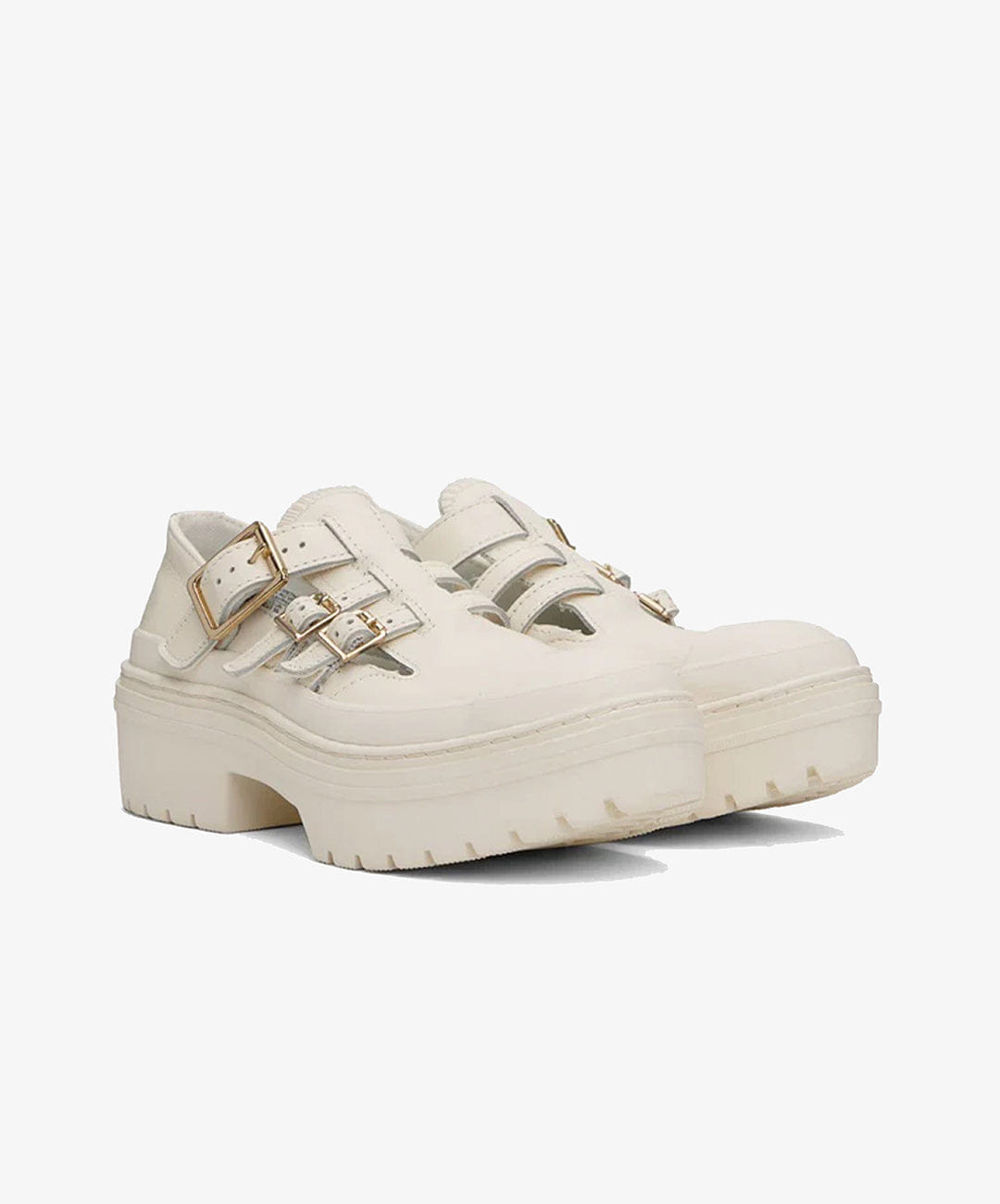 Converse | CHUCK TAYLOR ALL STAR LUGGED HEEL MARY JANE PALTFORM { EGRET