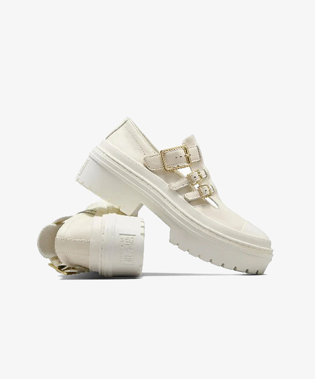 Converse | CHUCK TAYLOR ALL STAR LUGGED HEEL MARY JANE PALTFORM { EGRET