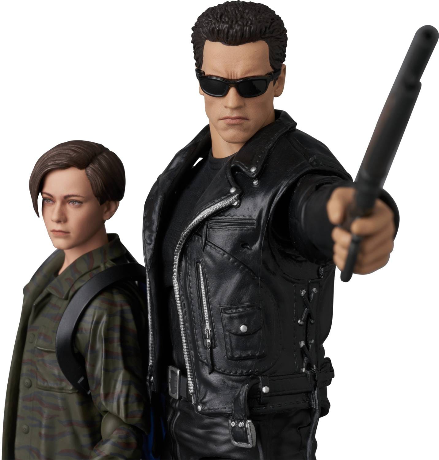 Medicom Toy MAFEX Terminator 2: Judgement Day T - 800 (T2 Ver.) & John Connor Action Figure