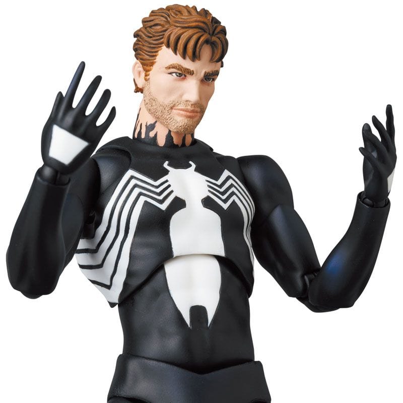 Medicom Toy MAFEX Spider - Man Black Costume (Comic Ver.) 147 Action Figure