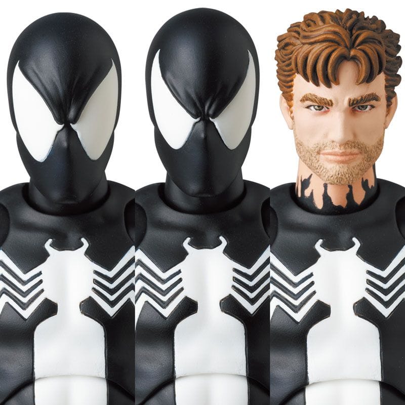 Medicom Toy MAFEX Spider - Man Black Costume (Comic Ver.) 147 Action Figure