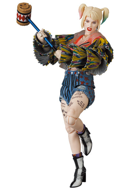 Medicom Toy MAFEX HARLEY QUINN (Caution Tape Jacket Ver.) Action Figure