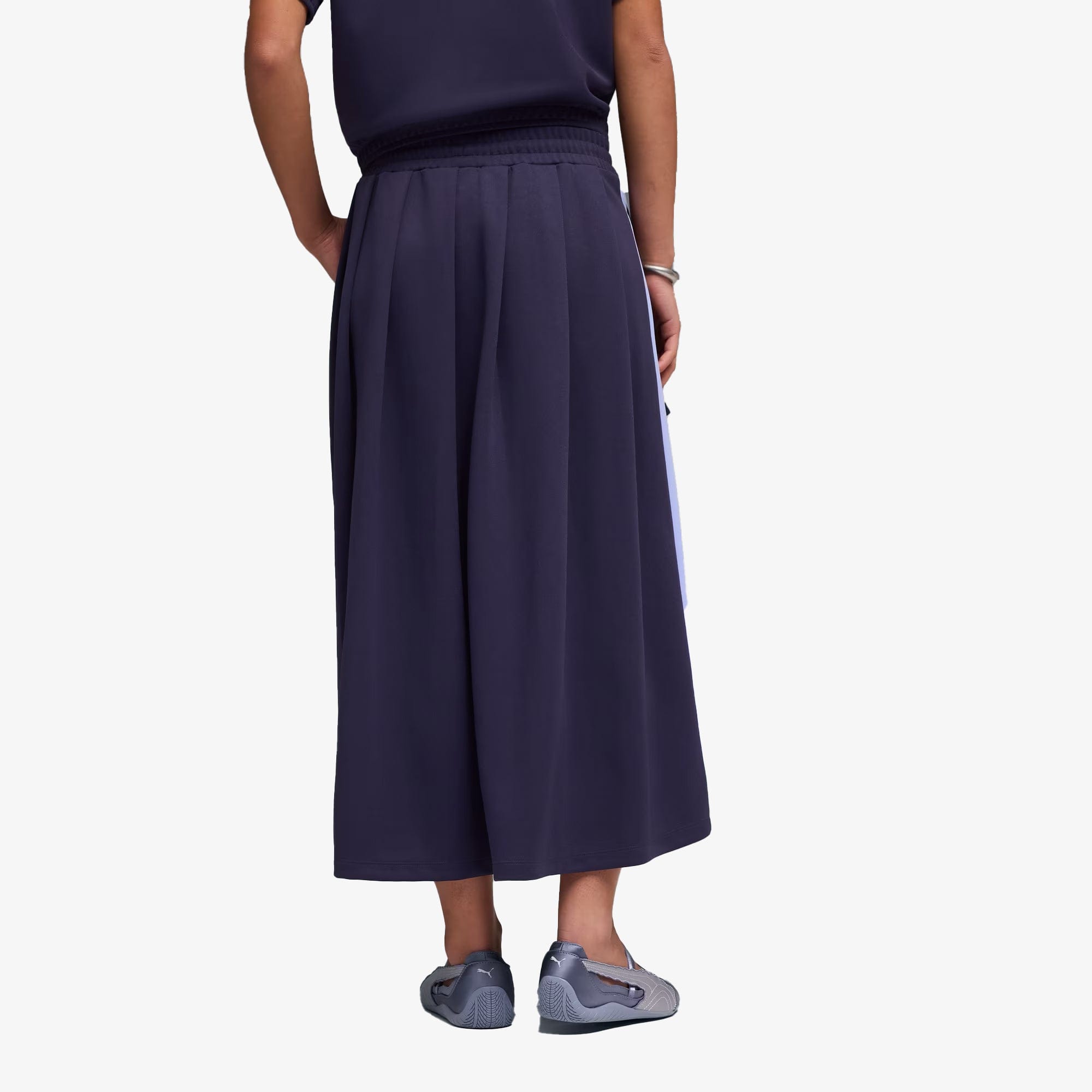Puma | T7 MIDI PLEATED SKIRT { DEEP PLUM