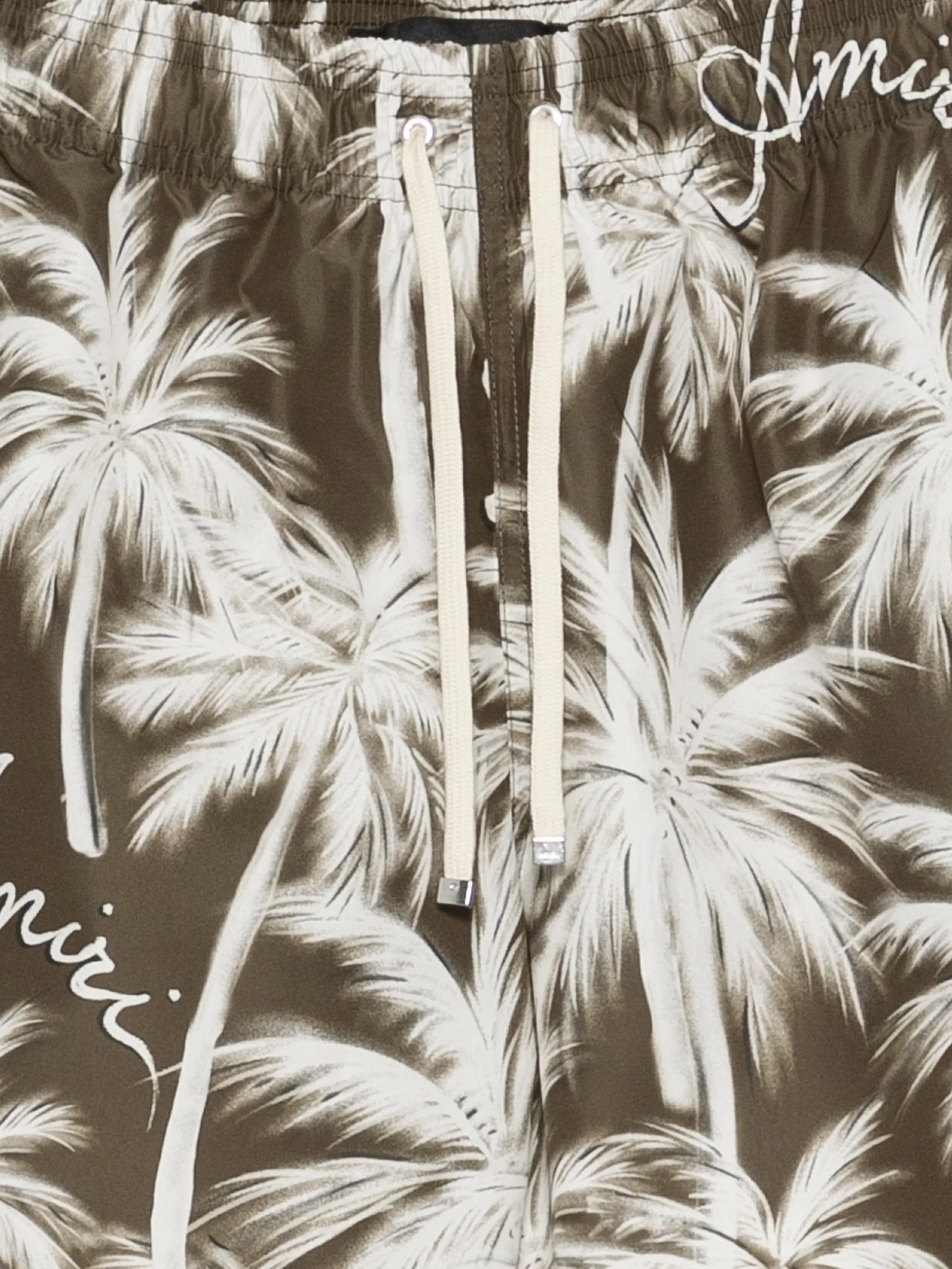 AMIRI palm - print swim shorts