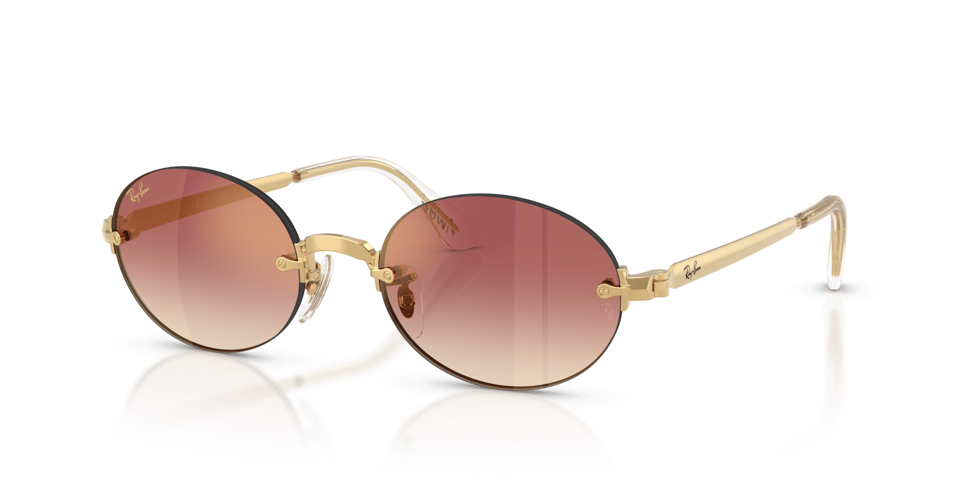 RAY-BAN A$AP ROCKY x RAY - BAN RB3929 - POLISHED ARISTA GOLD / CLEAR GRADIENT DARK VIOLET