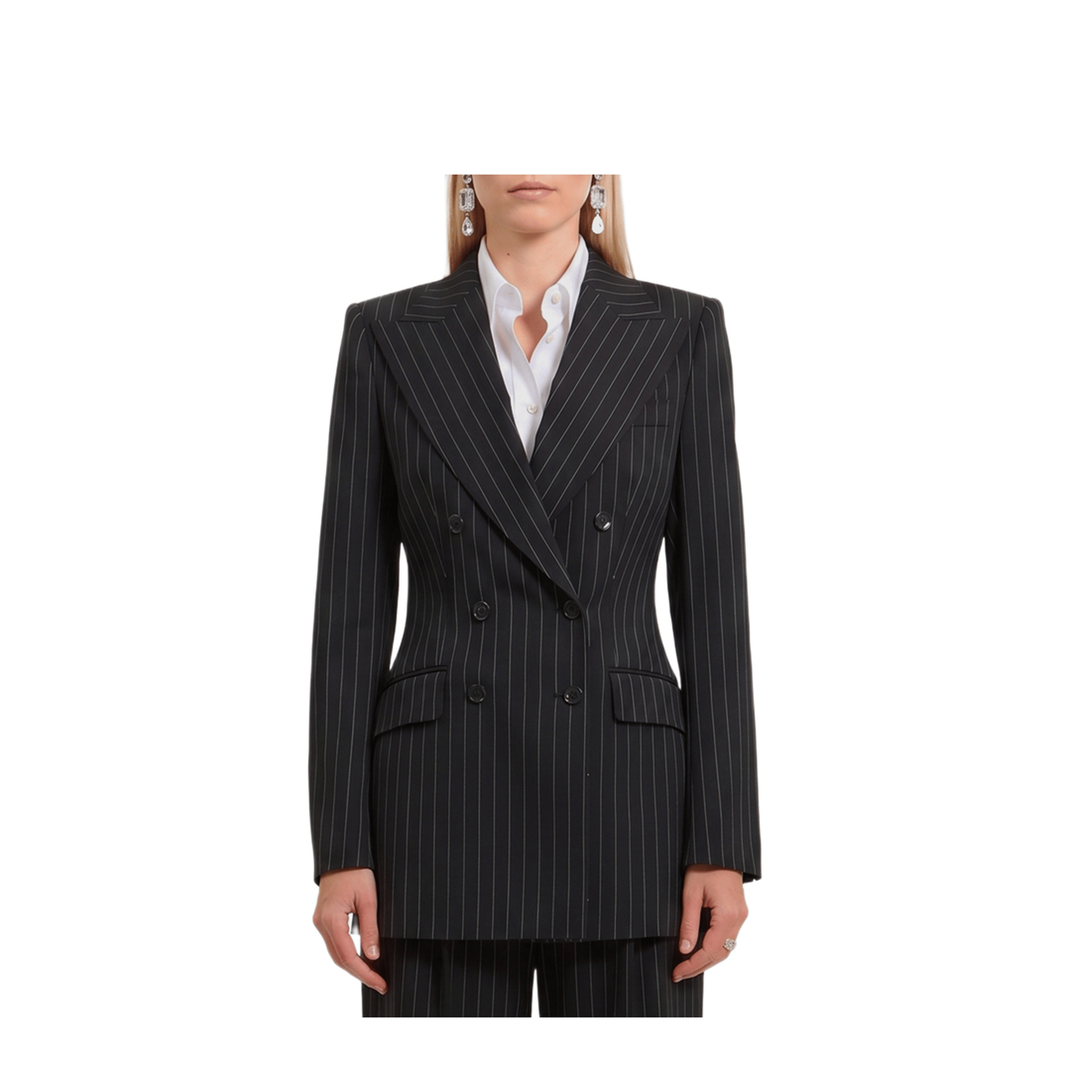 Dolce & Gabbana Double - Breasted Chalk Stripe Jacket