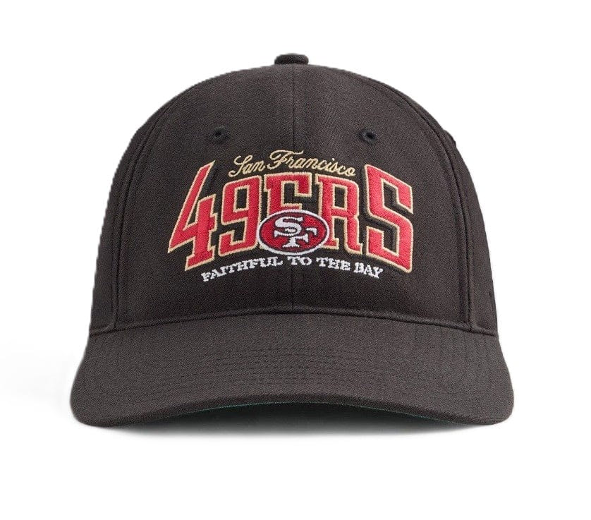 Kith x NFL x '47 Brand San Francisco 49ers Wool Blend Franchise Cap Black
