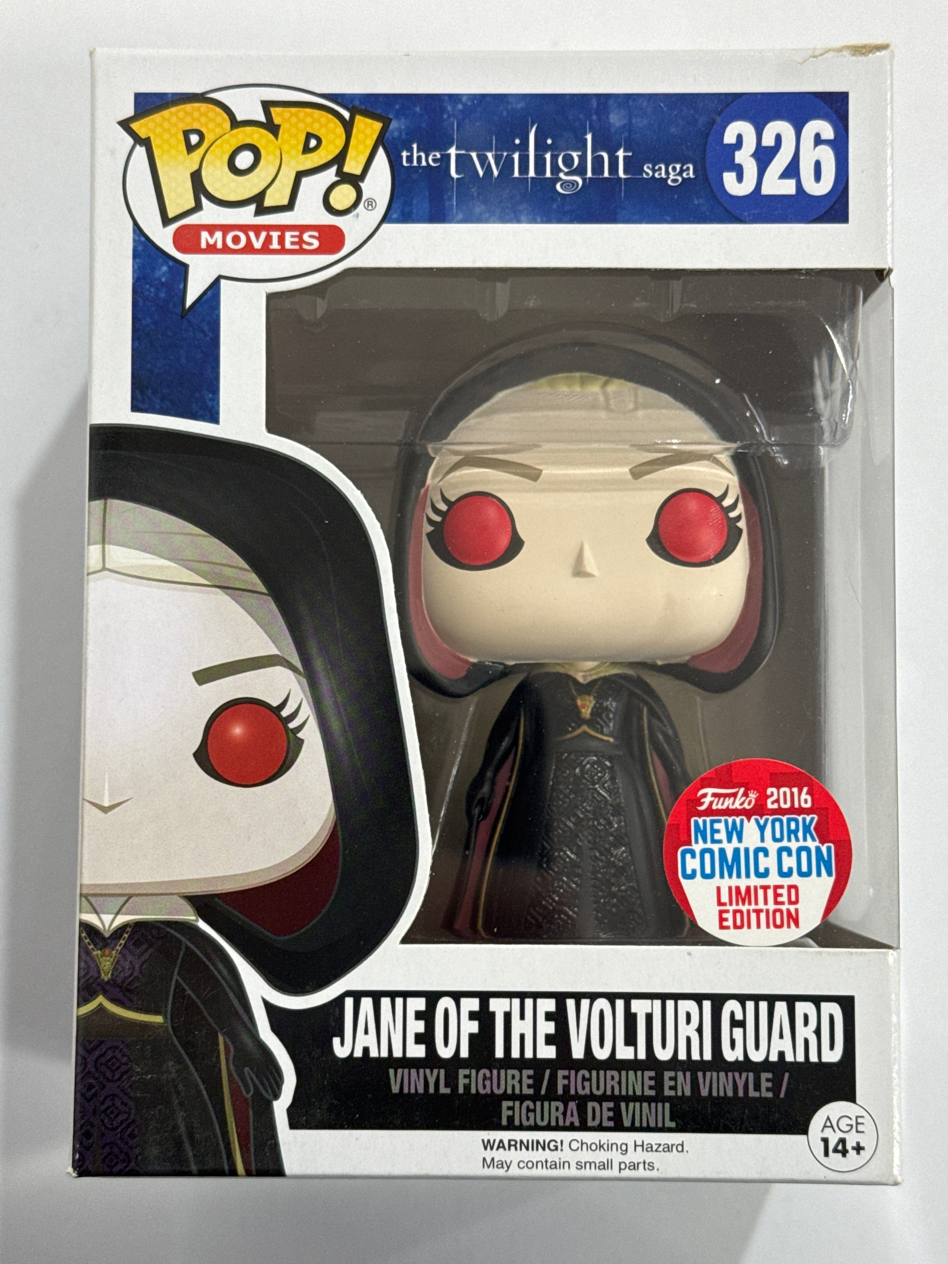 Funko The Twilight Saga - Jane Volturi (Hooded) 2016 NYCC Exclusive POP! Vinyl #326