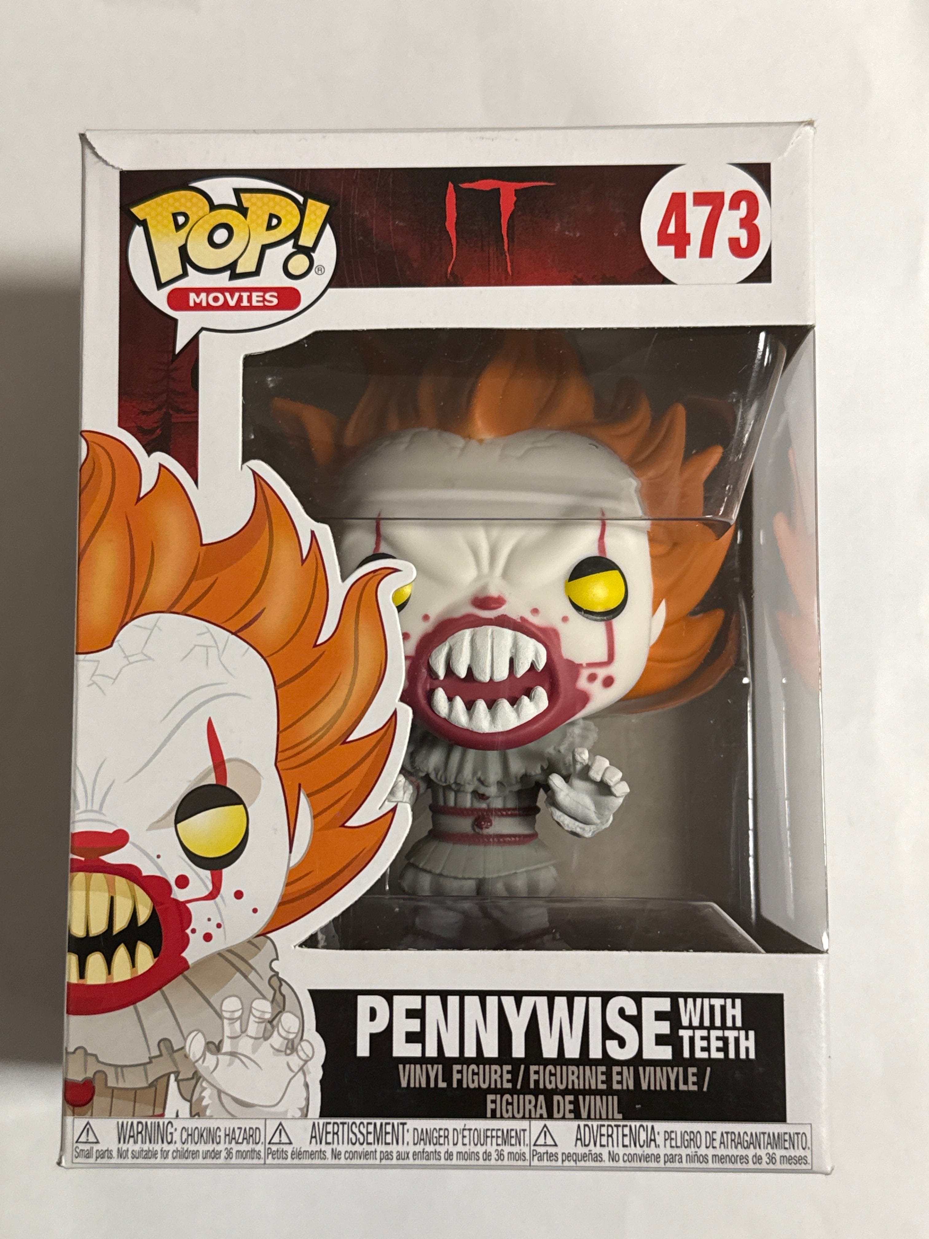 Funko It (2017) - Pennywise with Teeth US Exclusive Pop! Vinyl #473