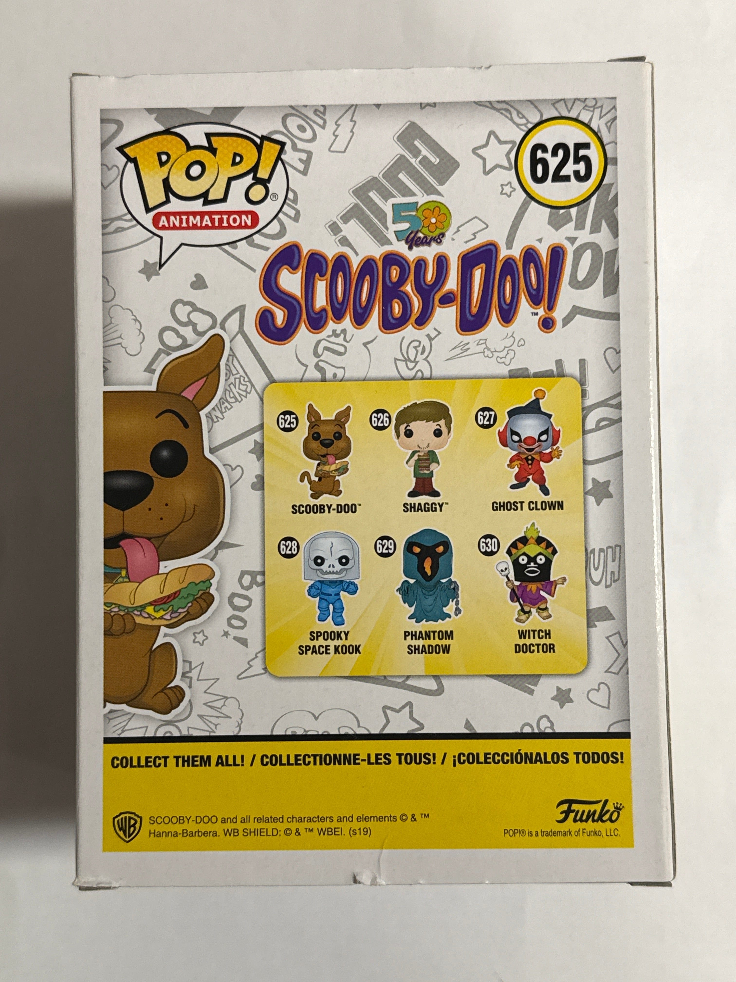 Funko Scooby Doo - Scooby Doo with Sandwhich Pop! Vinyl #625