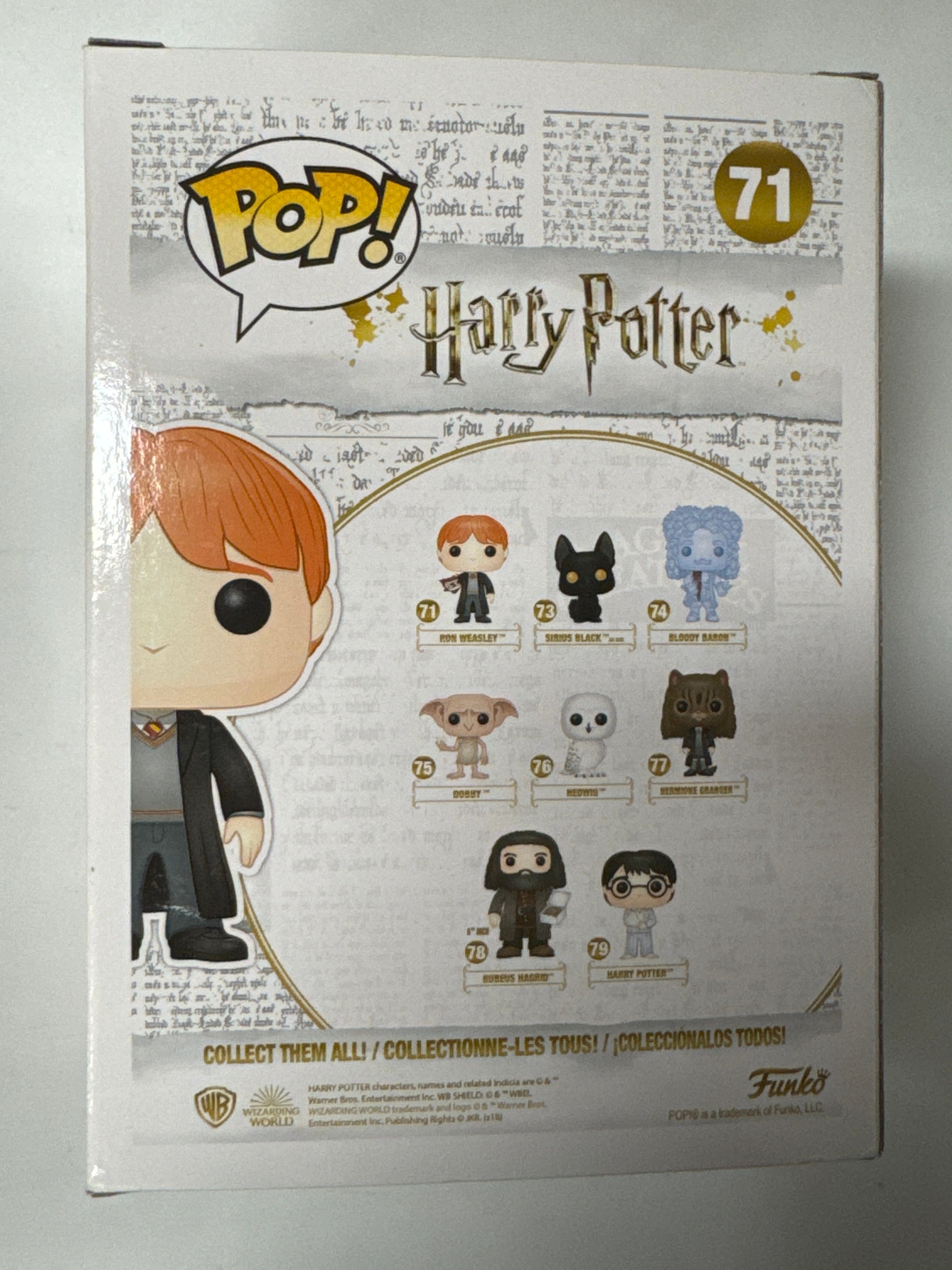 Funko Harry Potter - Ron w/Howler Pop! Vinyl #71