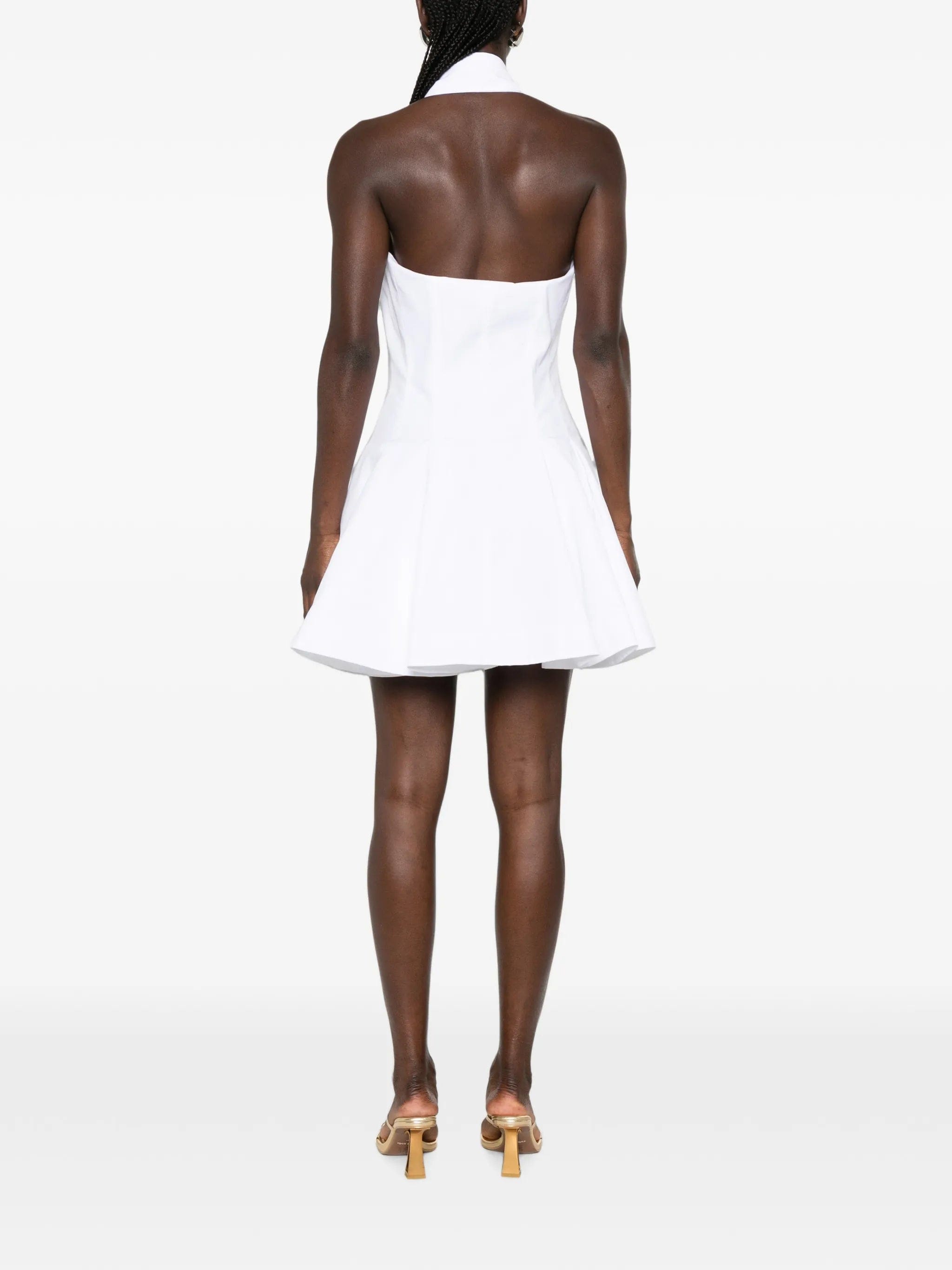 Balmain buttoned poplin dress