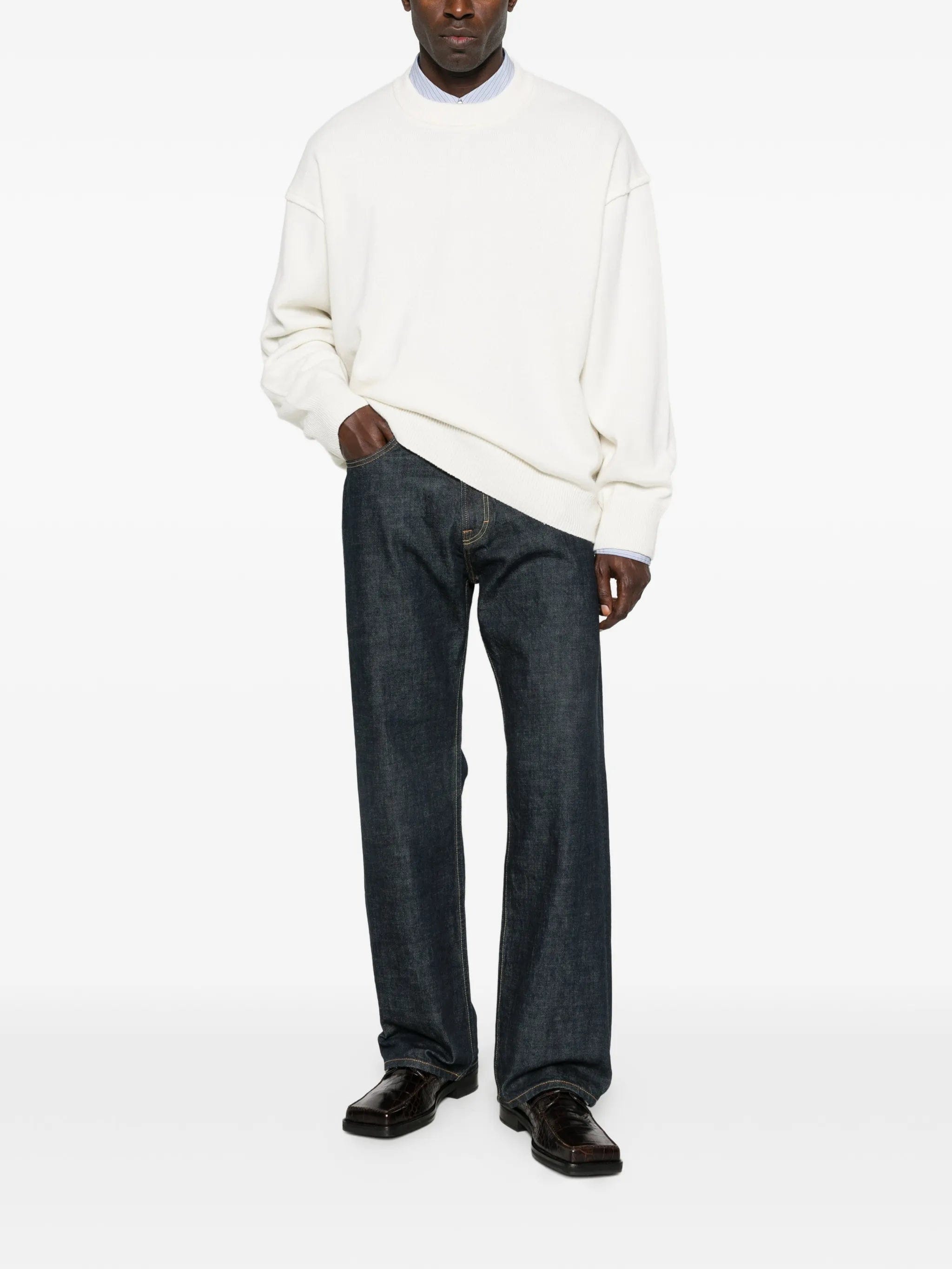 Balmain crew - neck sweater
