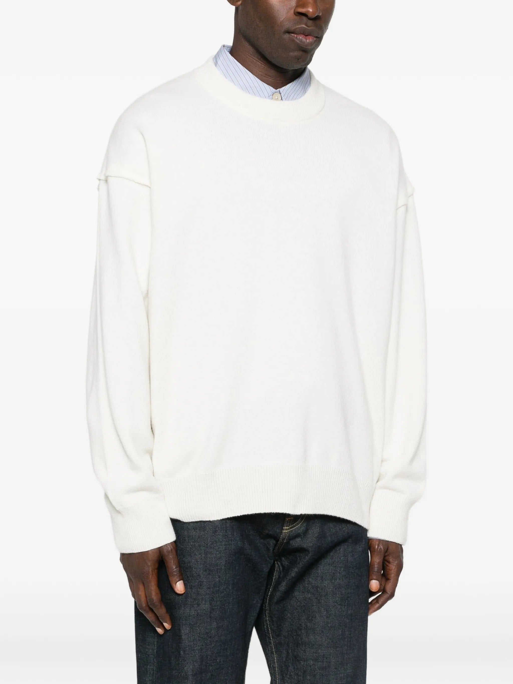 Balmain crew - neck sweater
