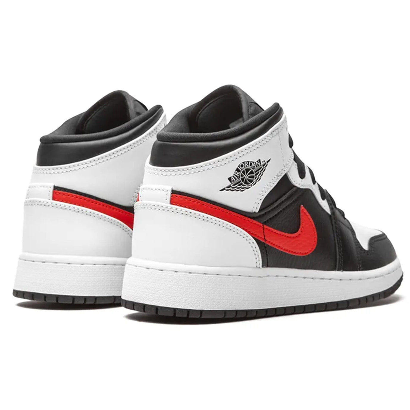 Jaber Jordan 1 Mid White Black Chile Red (GS)