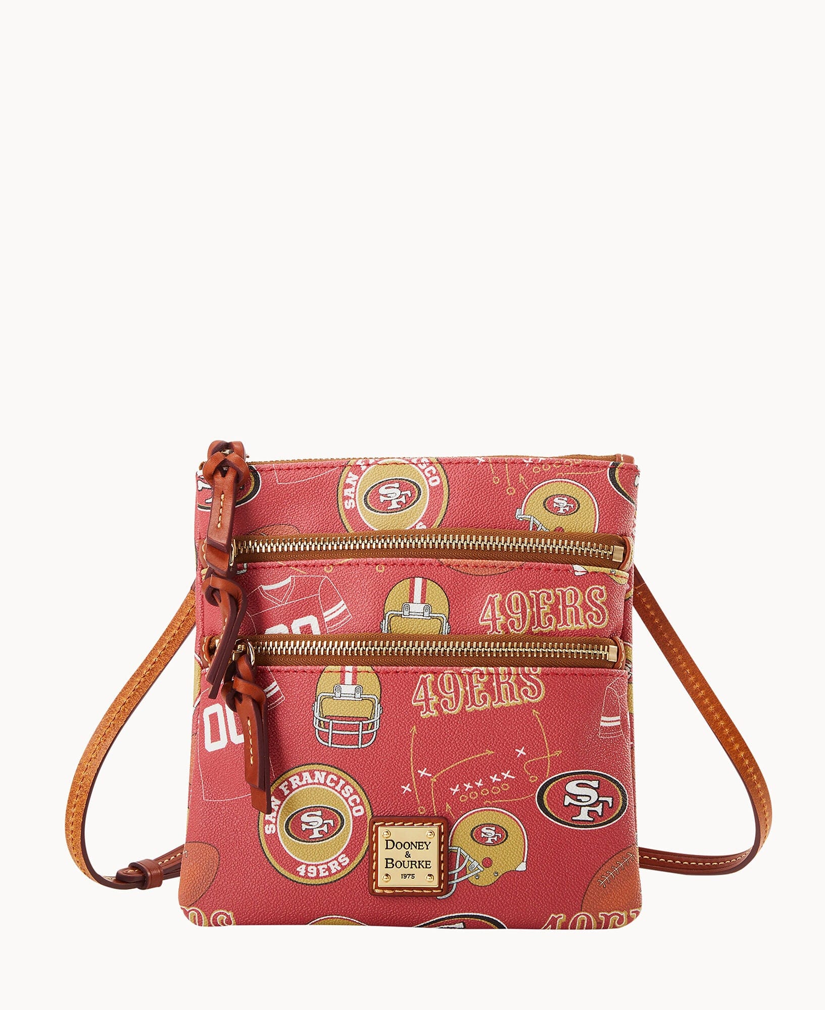 Dooney & Bourke NFL 49ers Triple Zip Crossbody