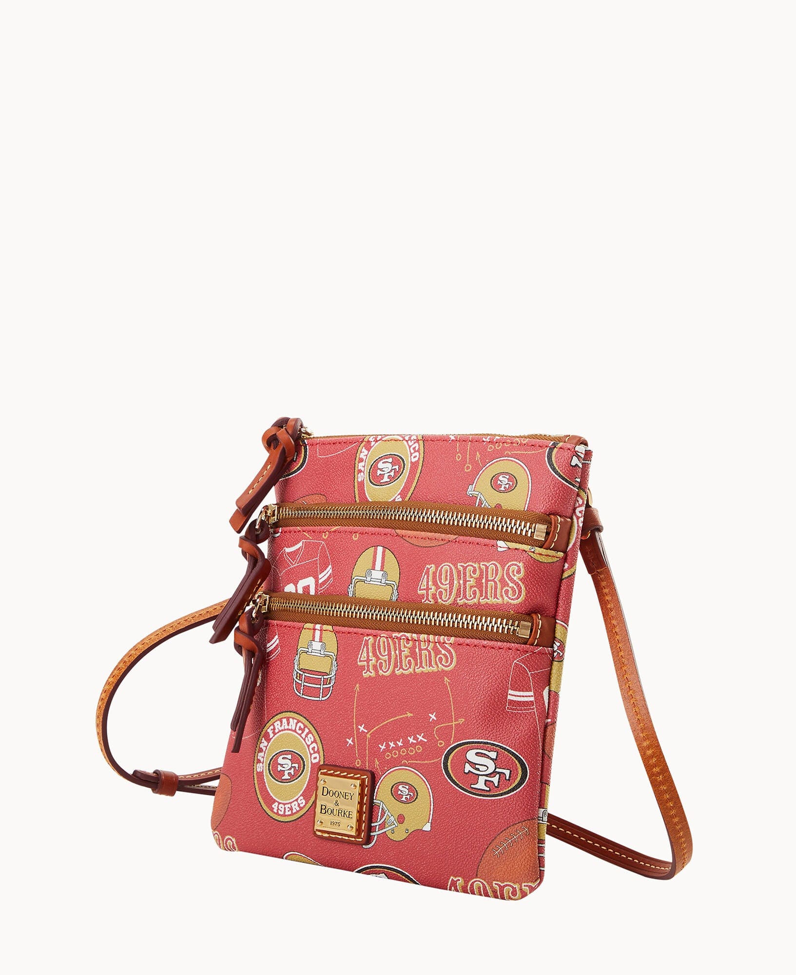 Dooney & Bourke NFL 49ers Triple Zip Crossbody