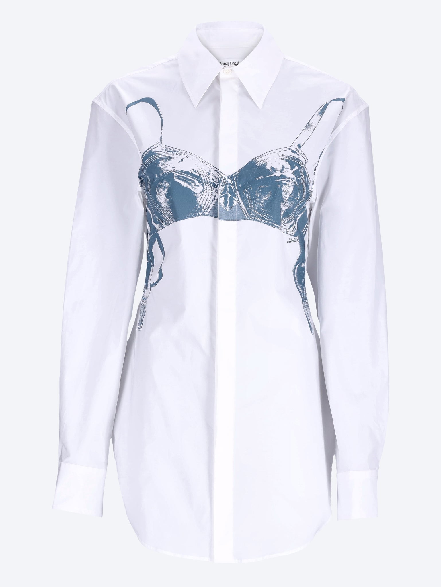JEAN PAUL Gaultier The scanned bra printed shirt