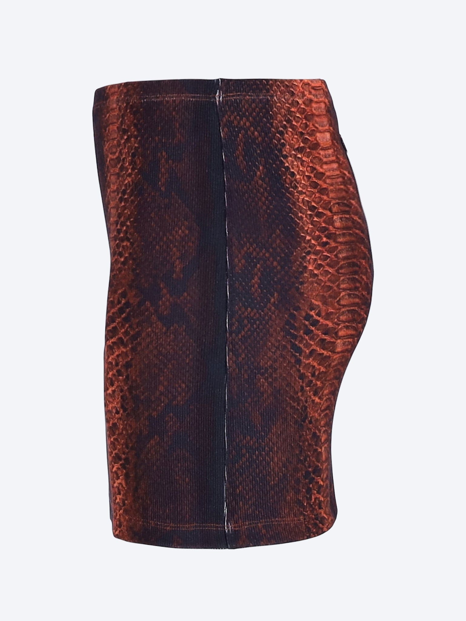 JEAN PAUL Gaultier The python printed mini skirt