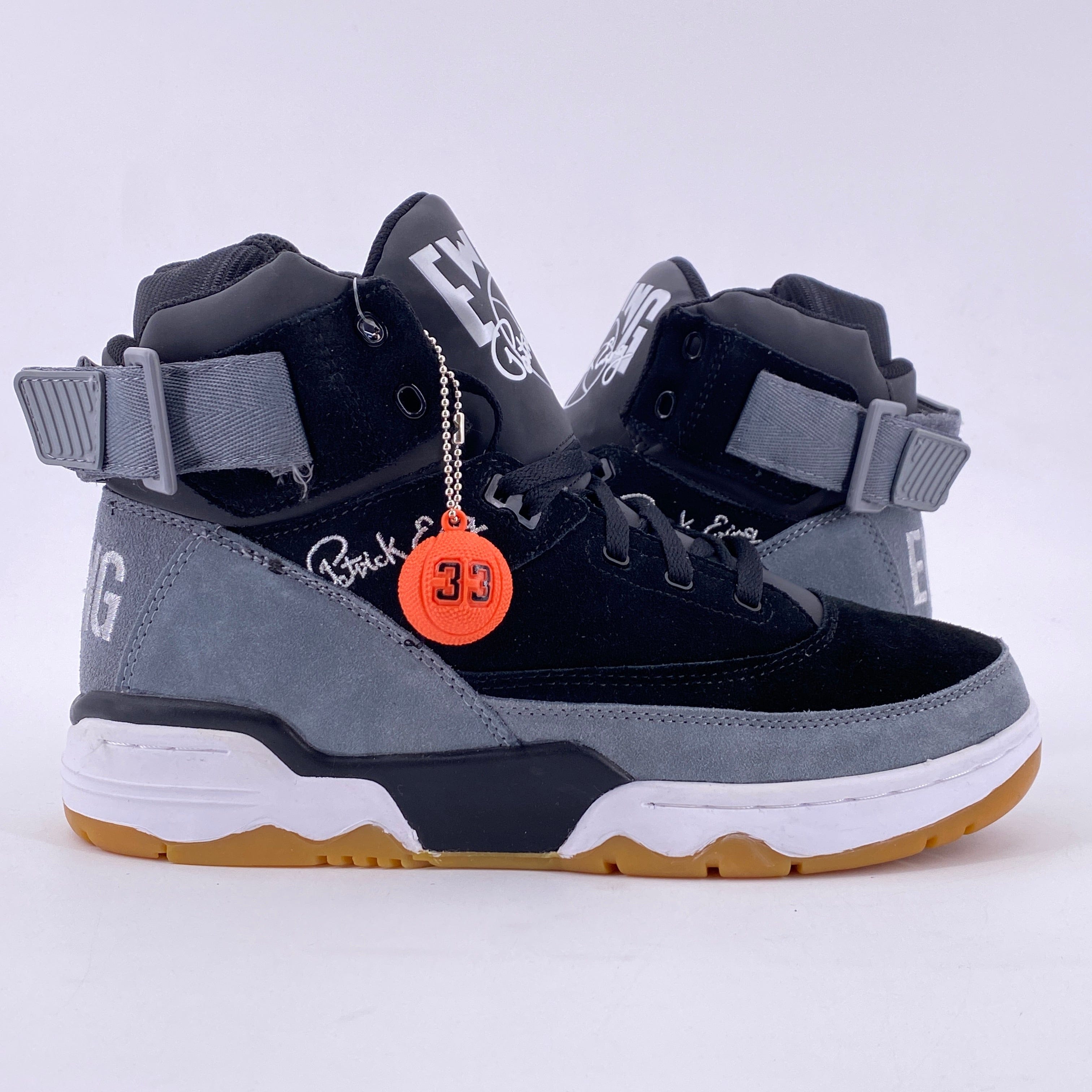 Reebok Ewing 33 Hi Grey Black New Size 10.5