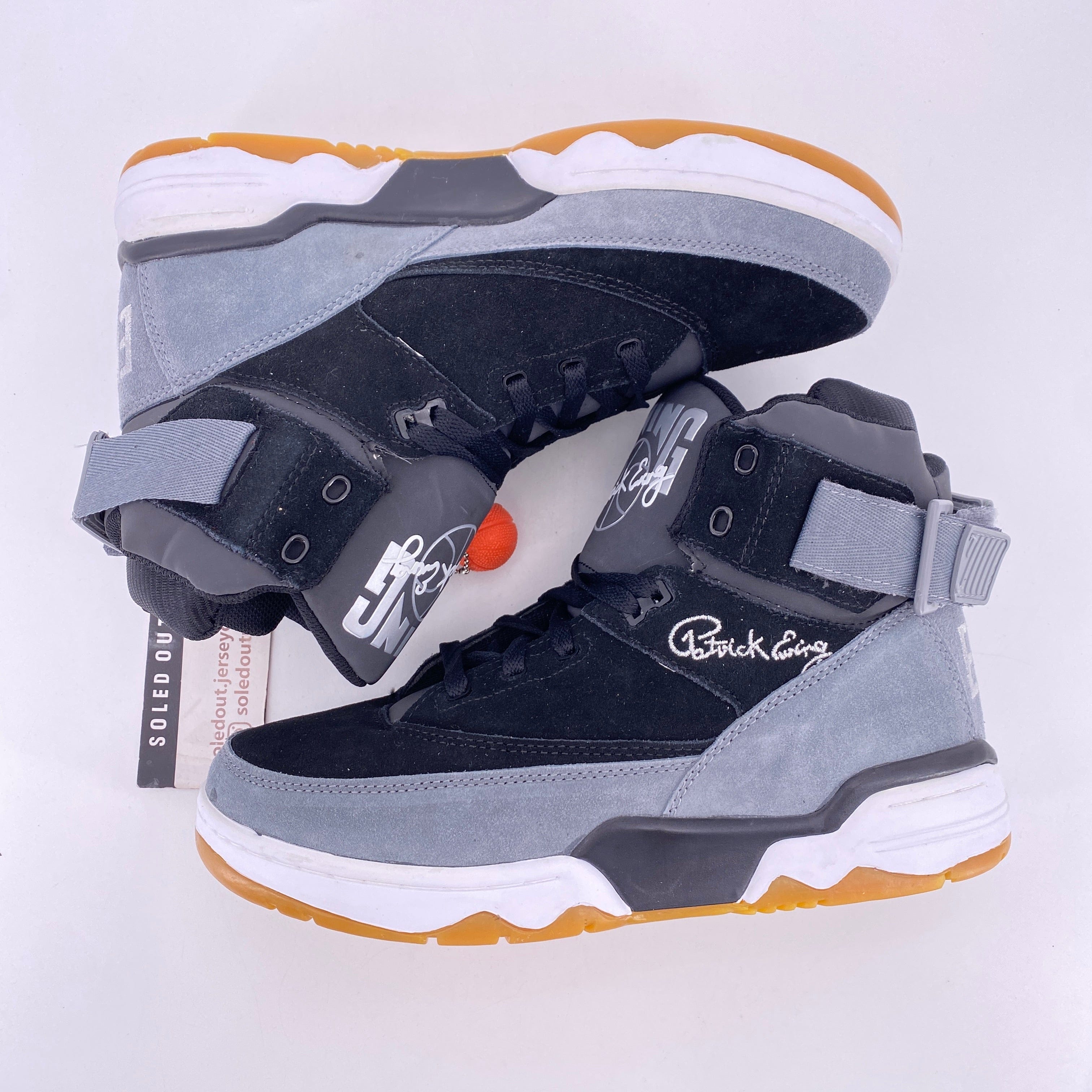 Reebok Ewing 33 Hi Grey Black New Size 10.5