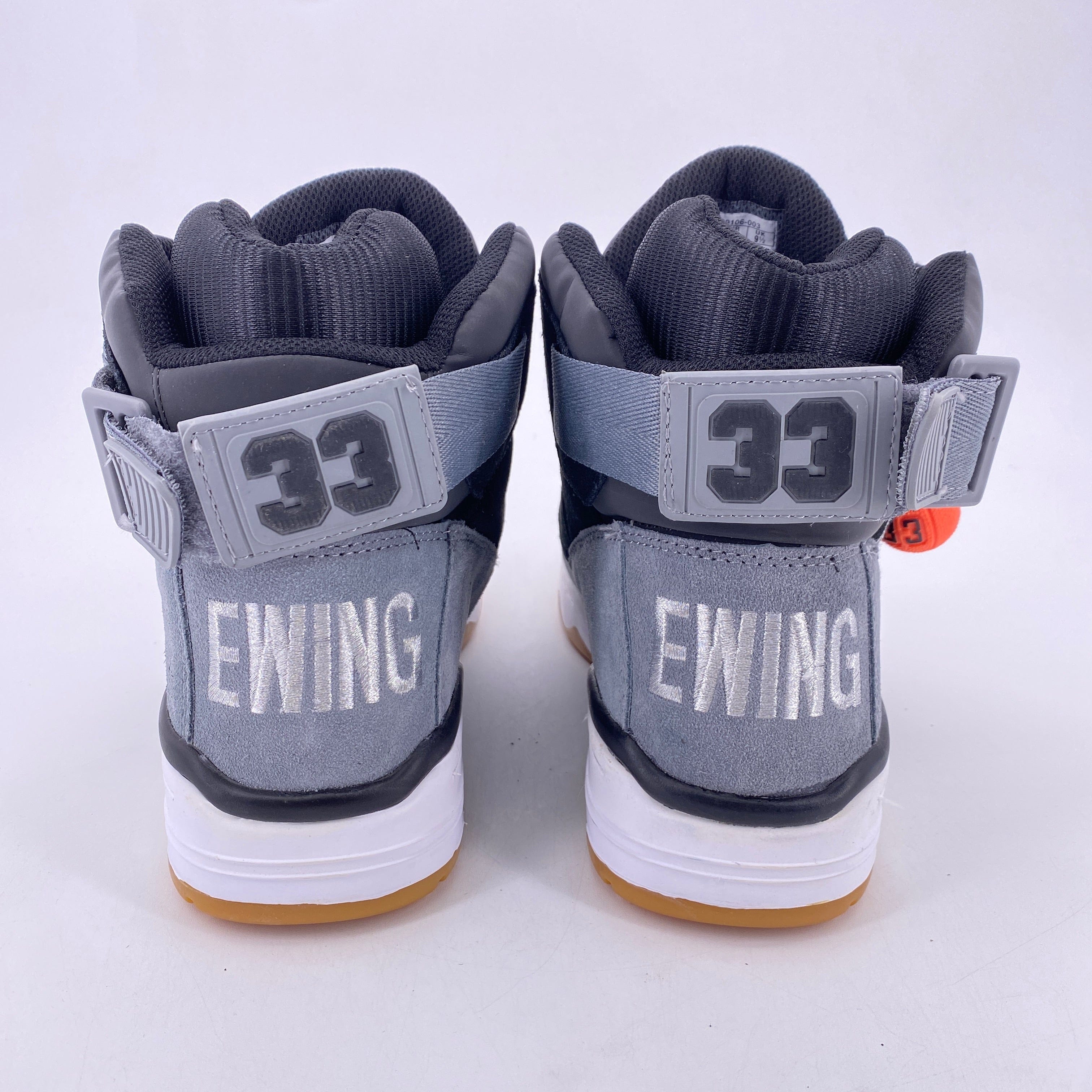 Reebok Ewing 33 Hi Grey Black New Size 10.5