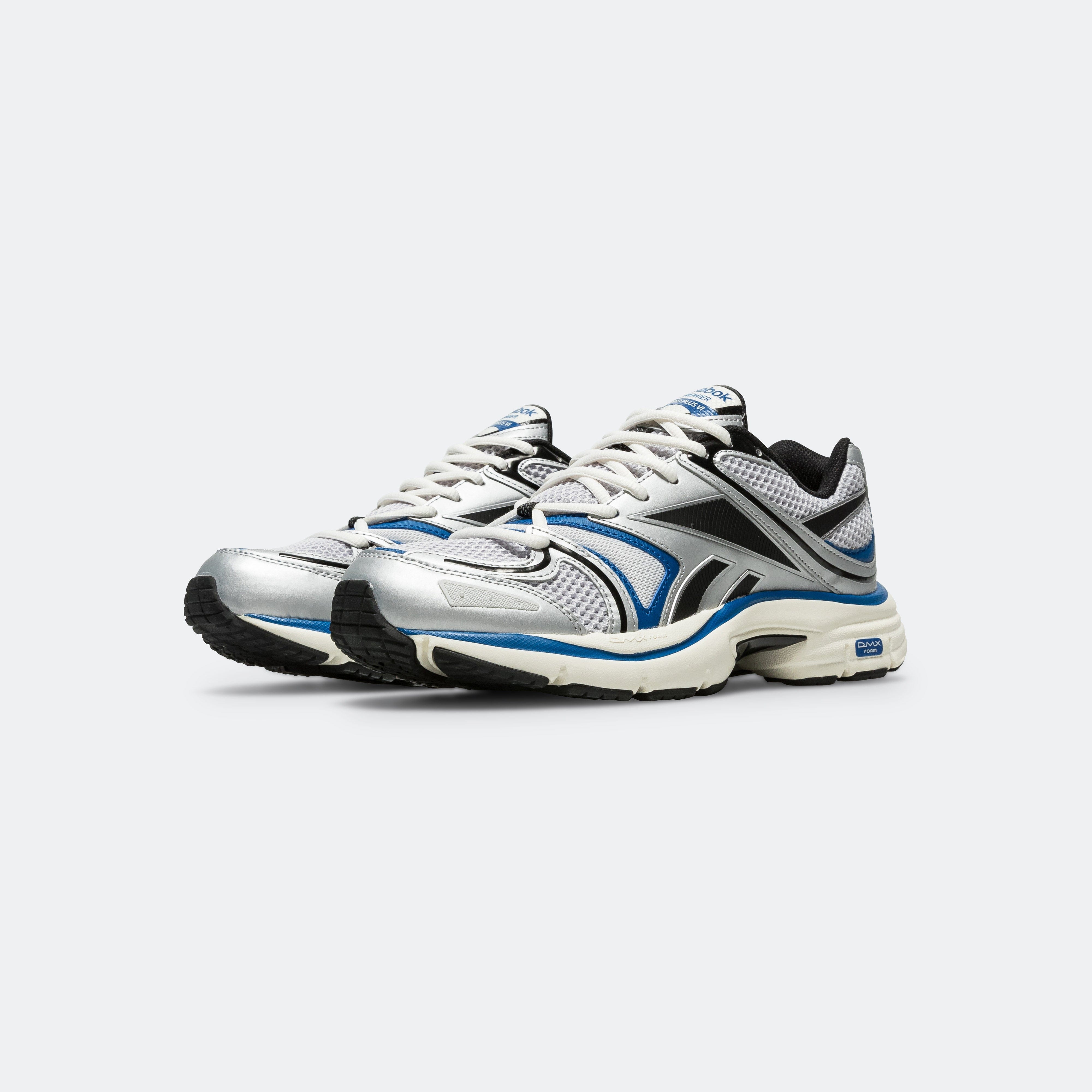 Reebok Premier Road Plus VI - Silver Metallic/Black/Blue