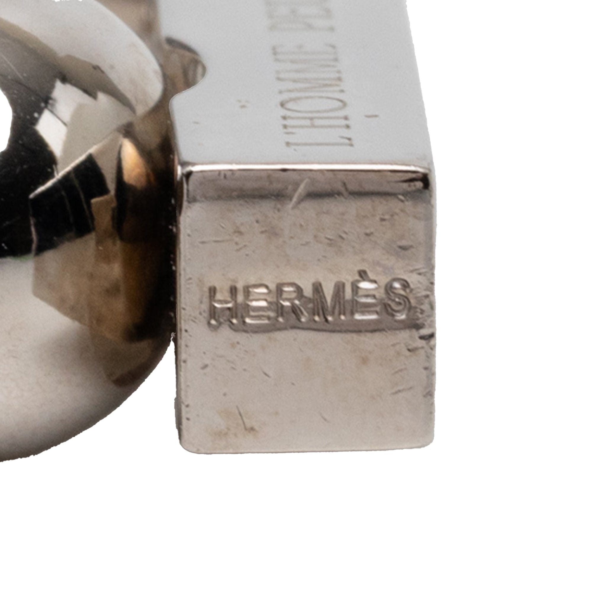 Hermès Palladium Plated L Homme Peut Embellir La Terre Cadena Charm