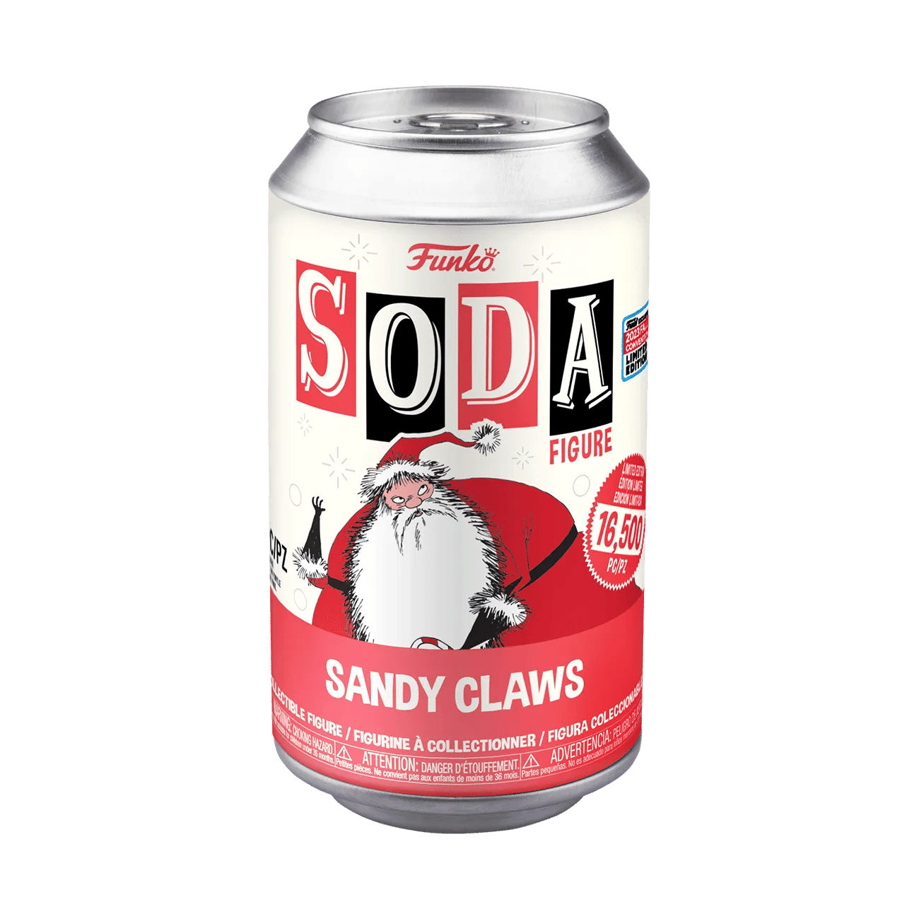 Funko The Nightmare Before Christmas - Sandy Claws NYCC 2023 (with chase) US Exclusive Vinyl Soda [RS]