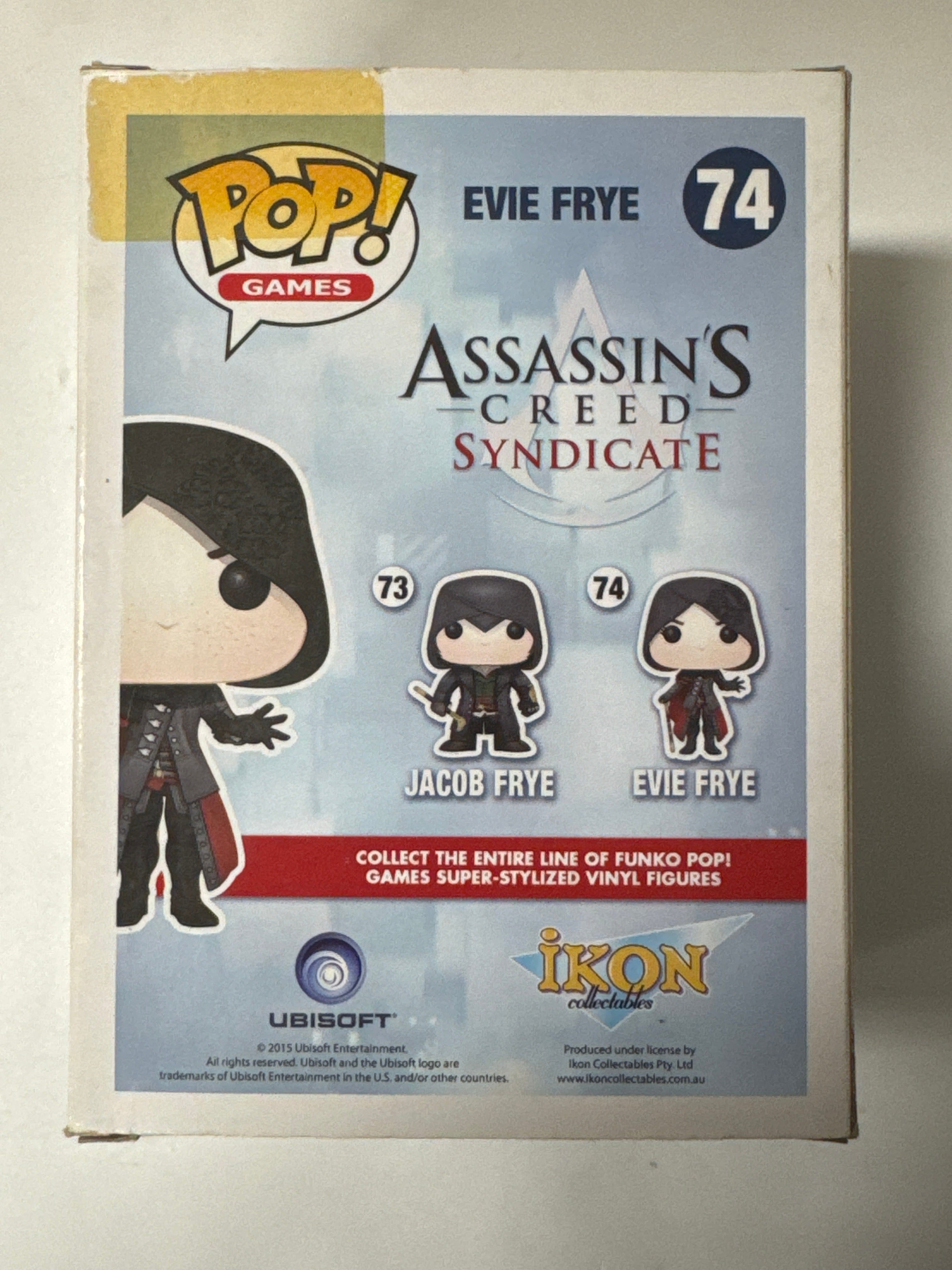 Funko Assassians Creed Syndicate - Evie Frye Pop Vinyl #74