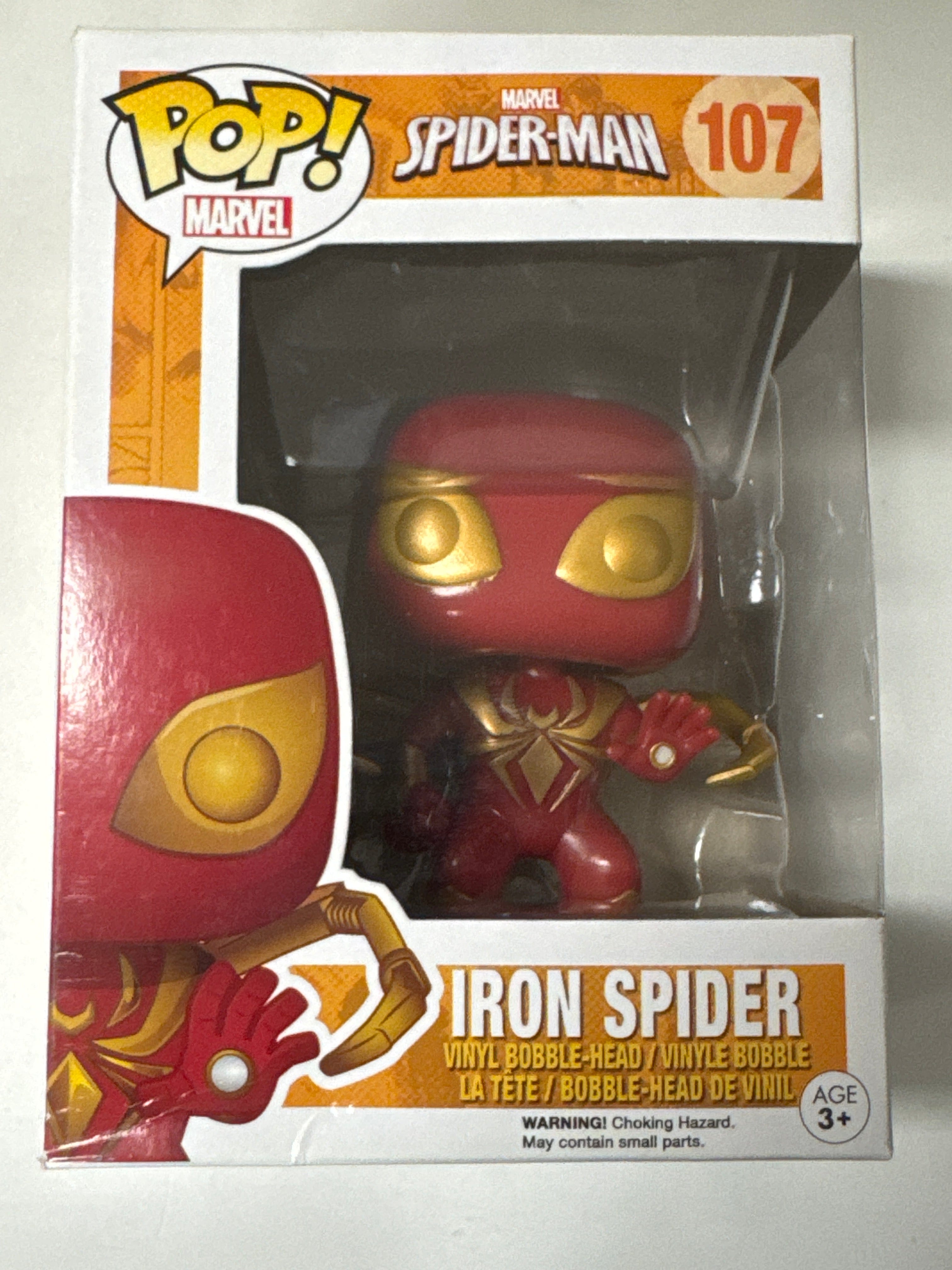 Funko Spider - Man - Iron Spider US Exclusive Pop! Vinyl #107