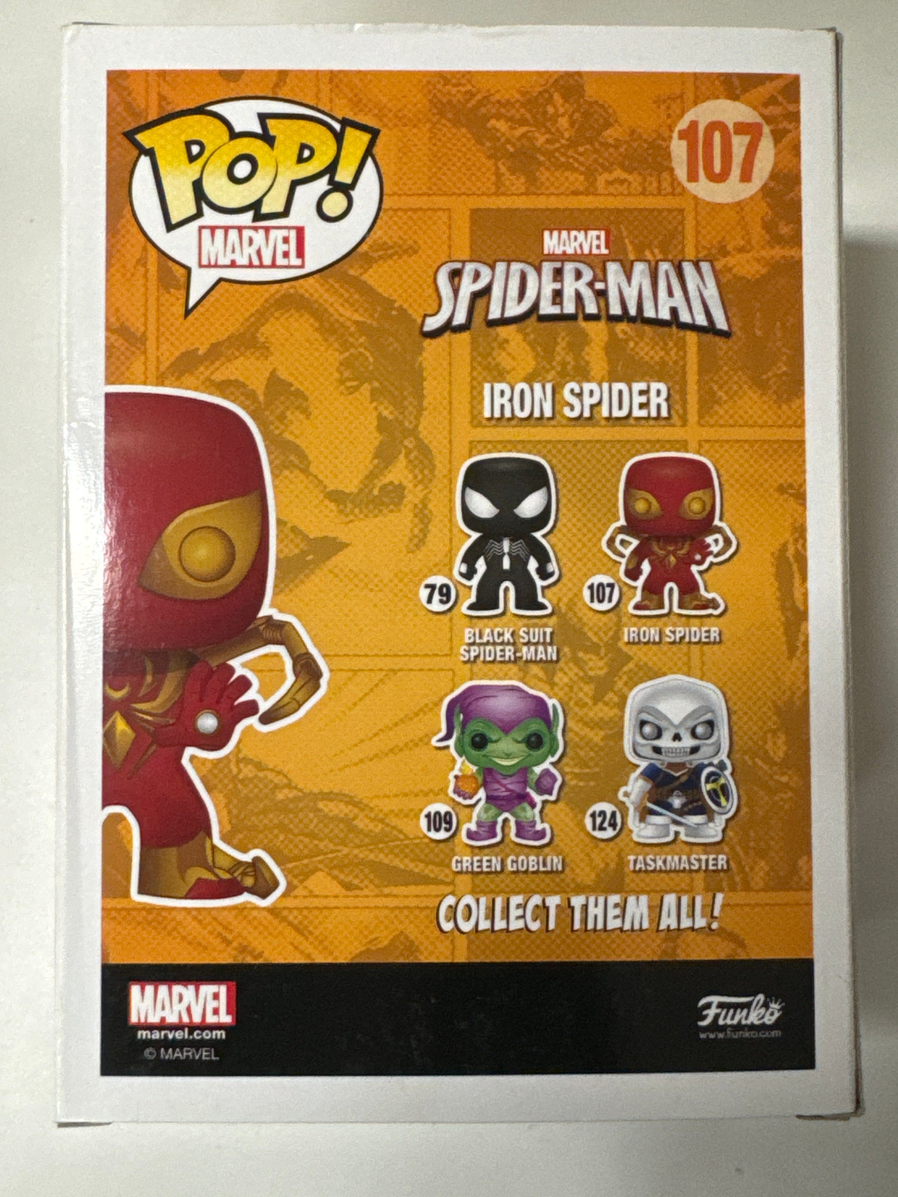 Funko Spider - Man - Iron Spider US Exclusive Pop! Vinyl #107