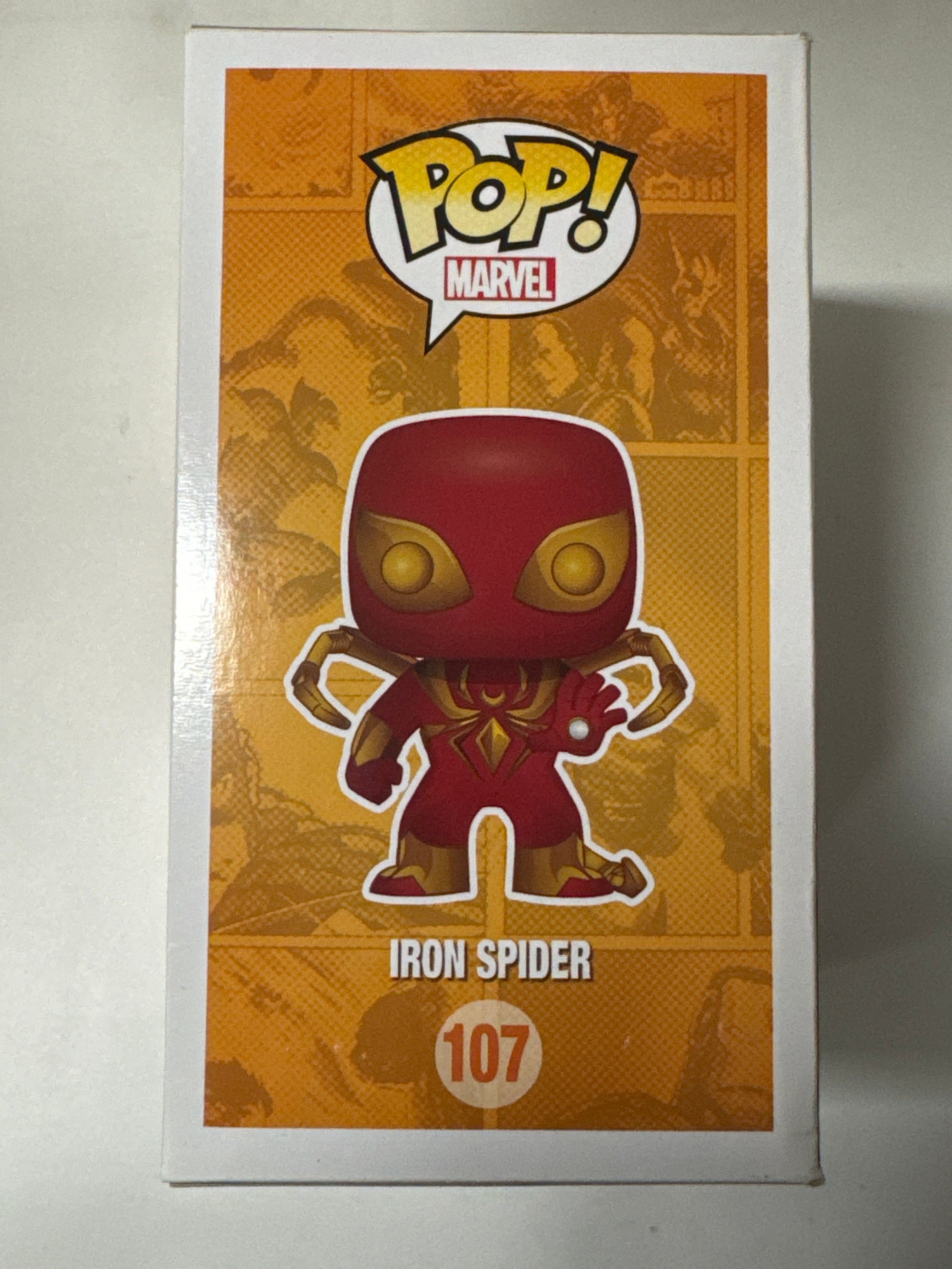 Funko Spider - Man - Iron Spider US Exclusive Pop! Vinyl #107