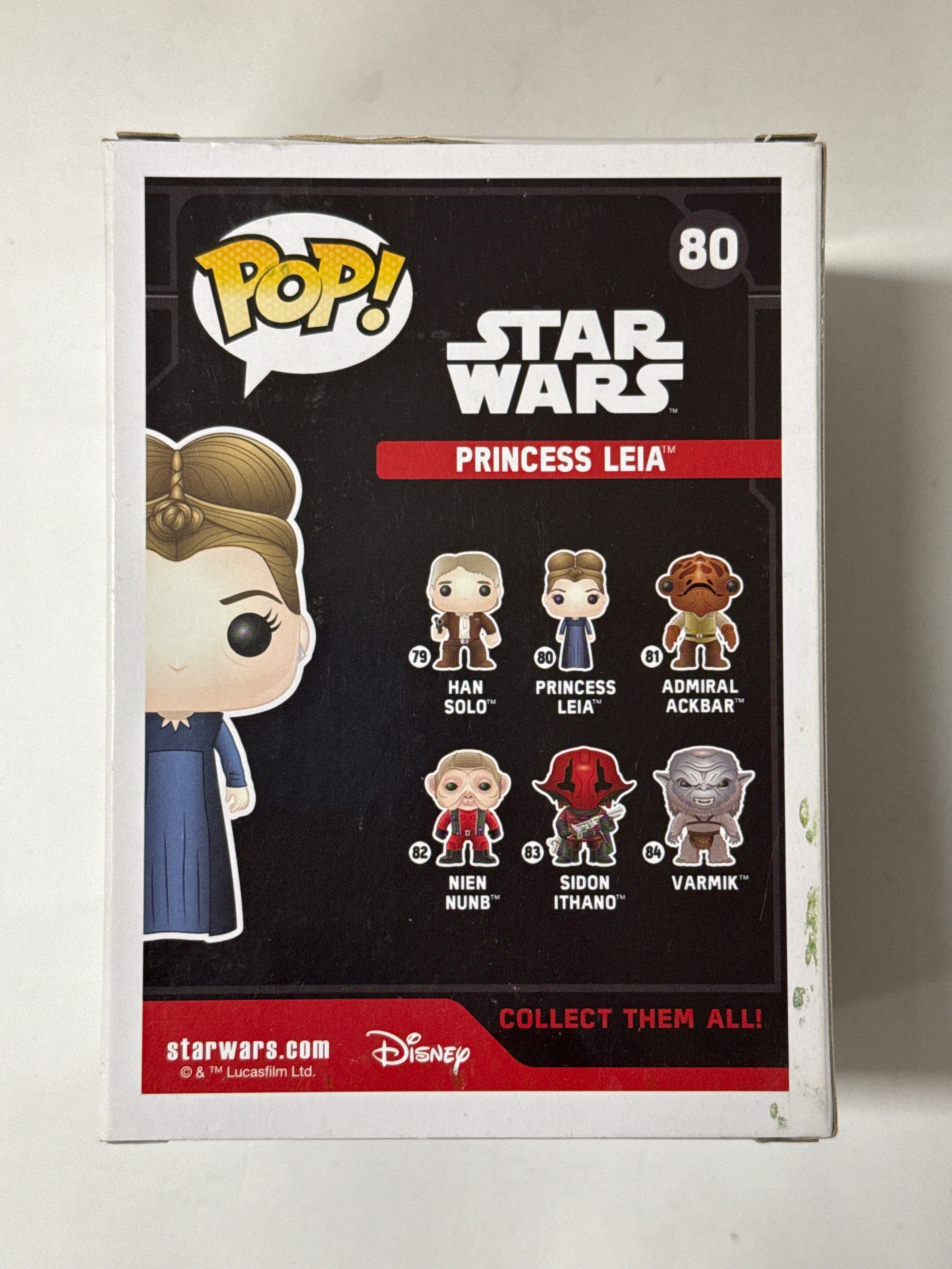 Funko Star Wars - Princess Leia Pop! Vinyl #80