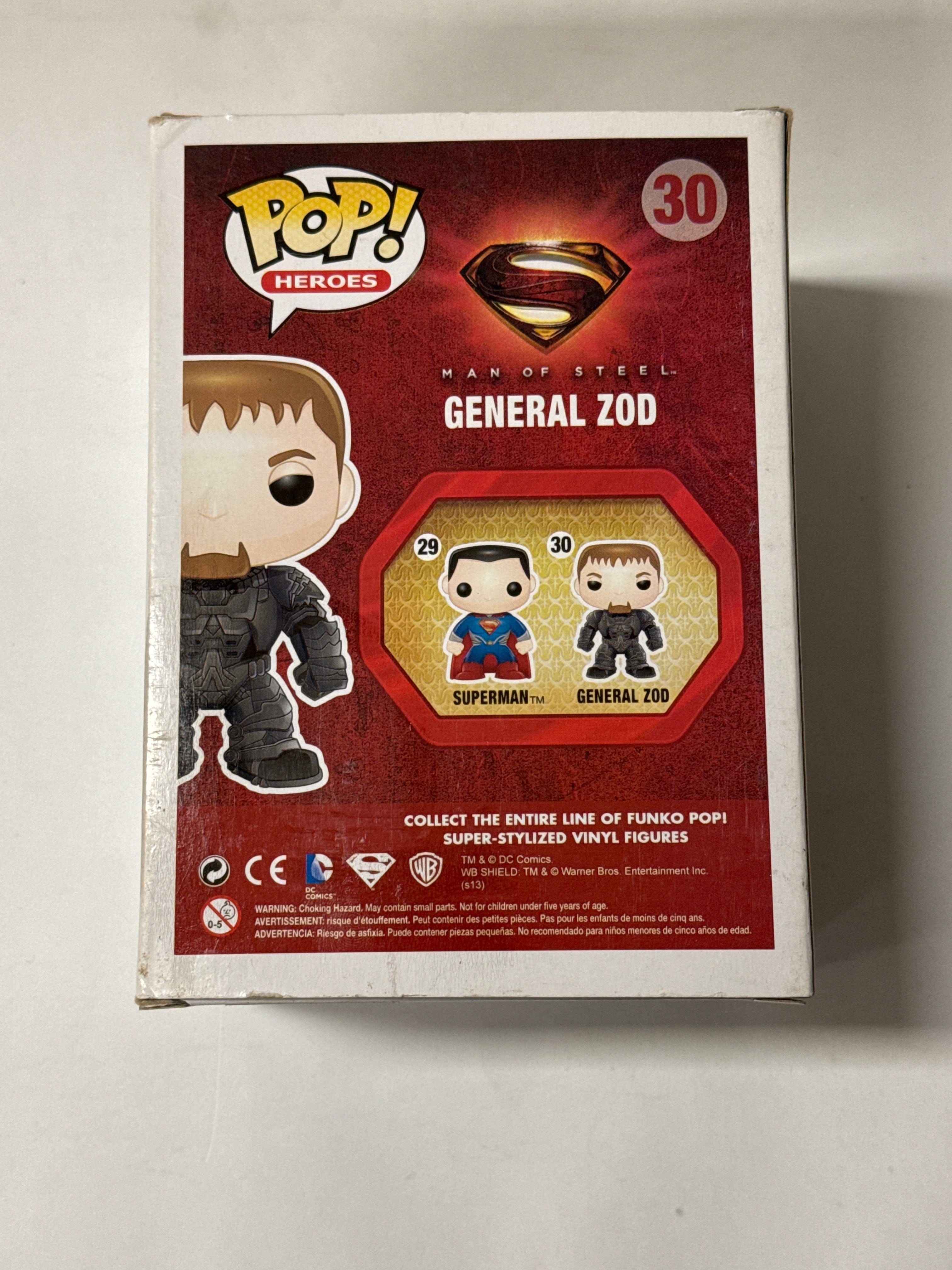 Funko Superman Man Of Steel - General Zod Pop! Vinyl #30