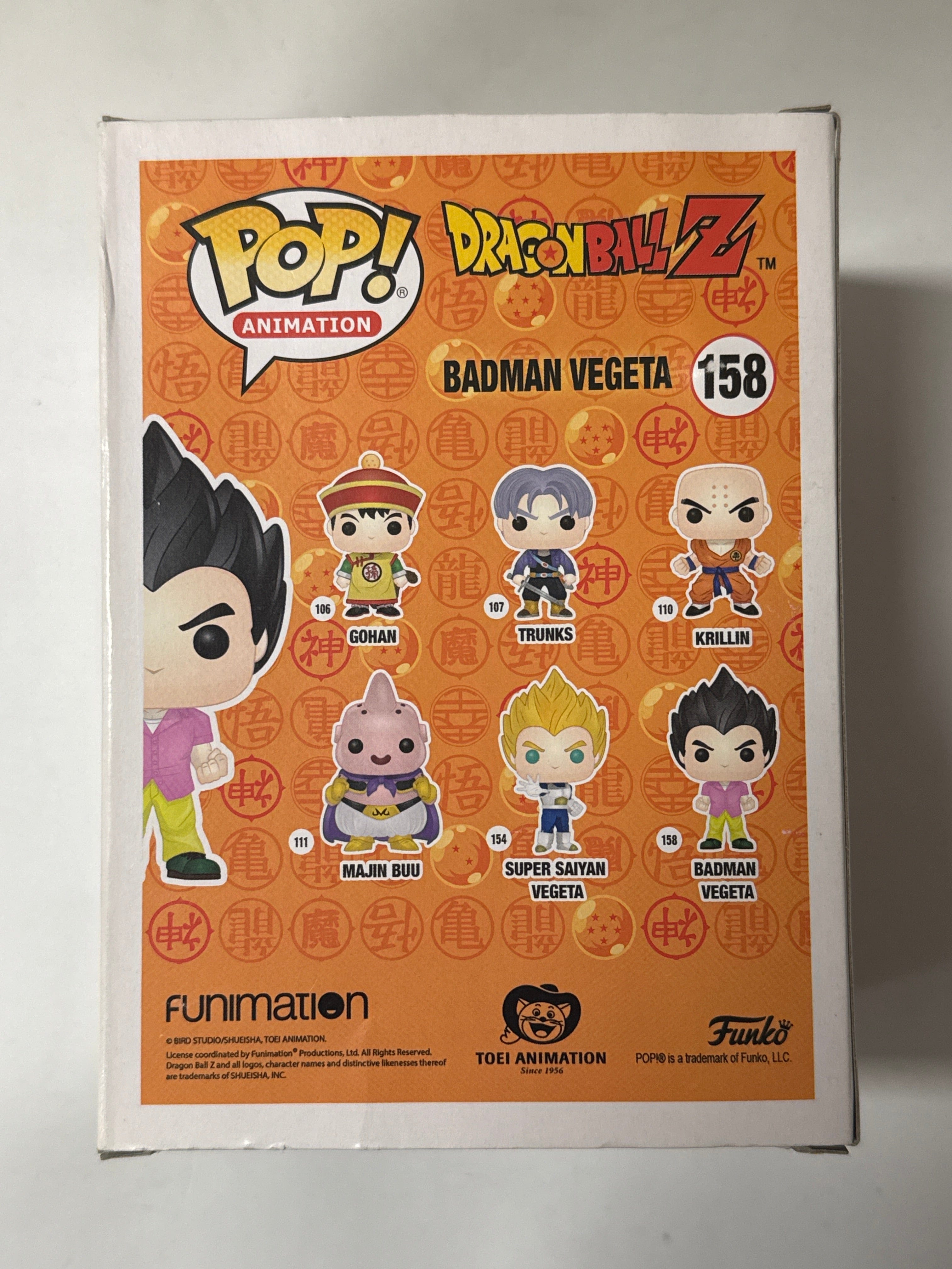 Funko Dragon Ball Z - Badman Vegeta US Exclusive Pop! Vinyl #158